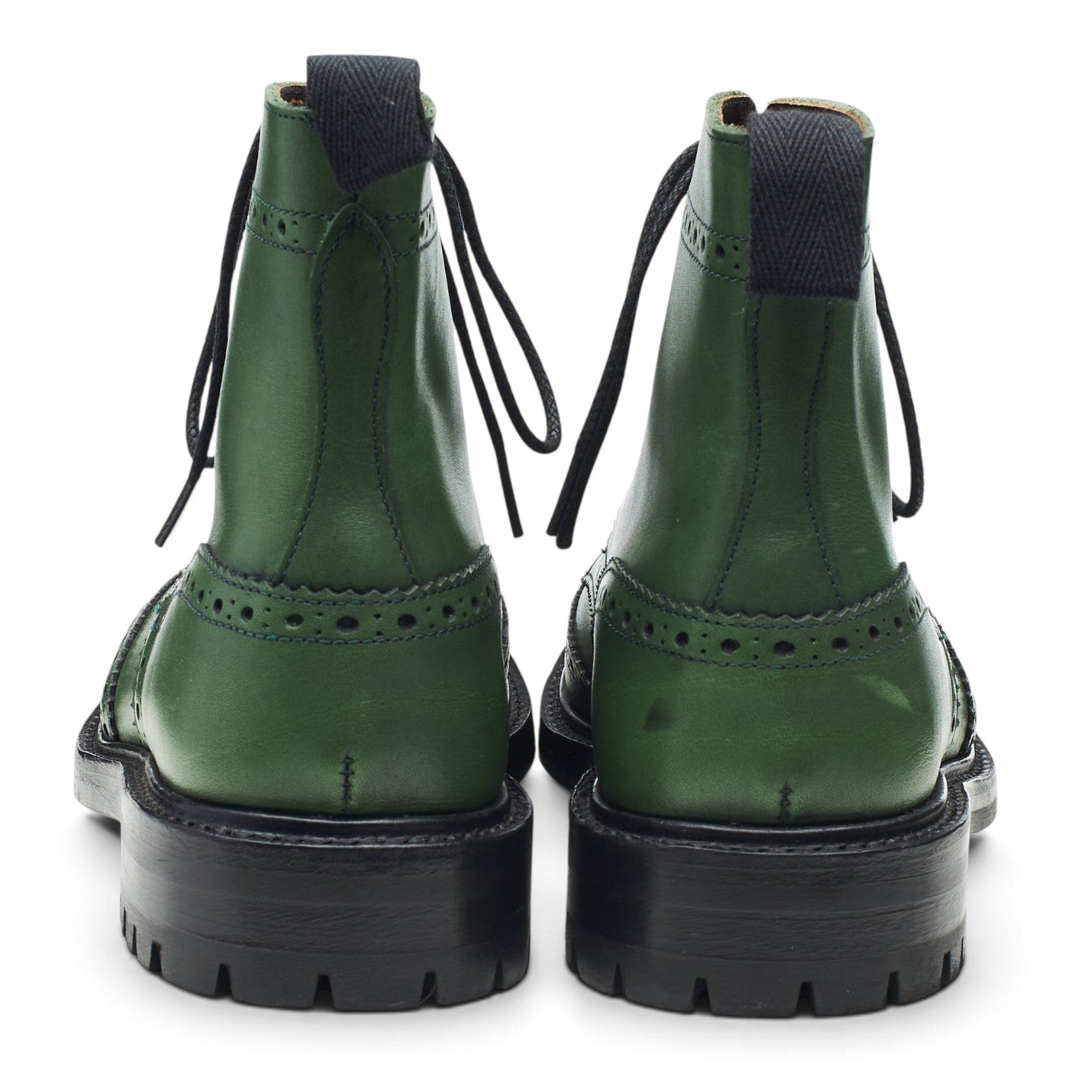 Tricker’s Stow bottines brogue vert 8 UK