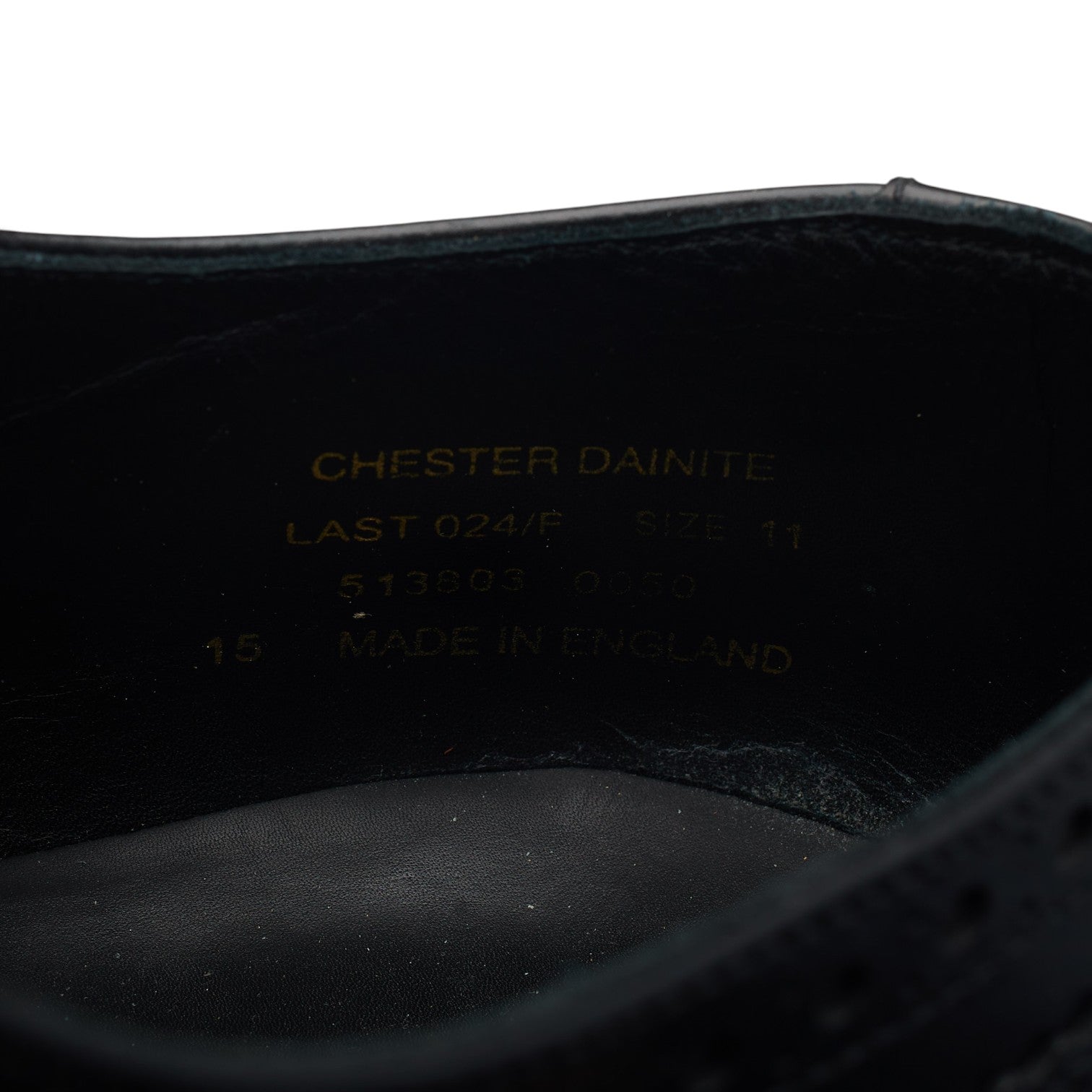 Loake 1880 Chester derby cuir noir 11