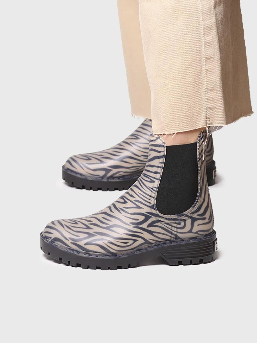 TONI PONS CALVI bottine pluie femme caoutchouc mat
