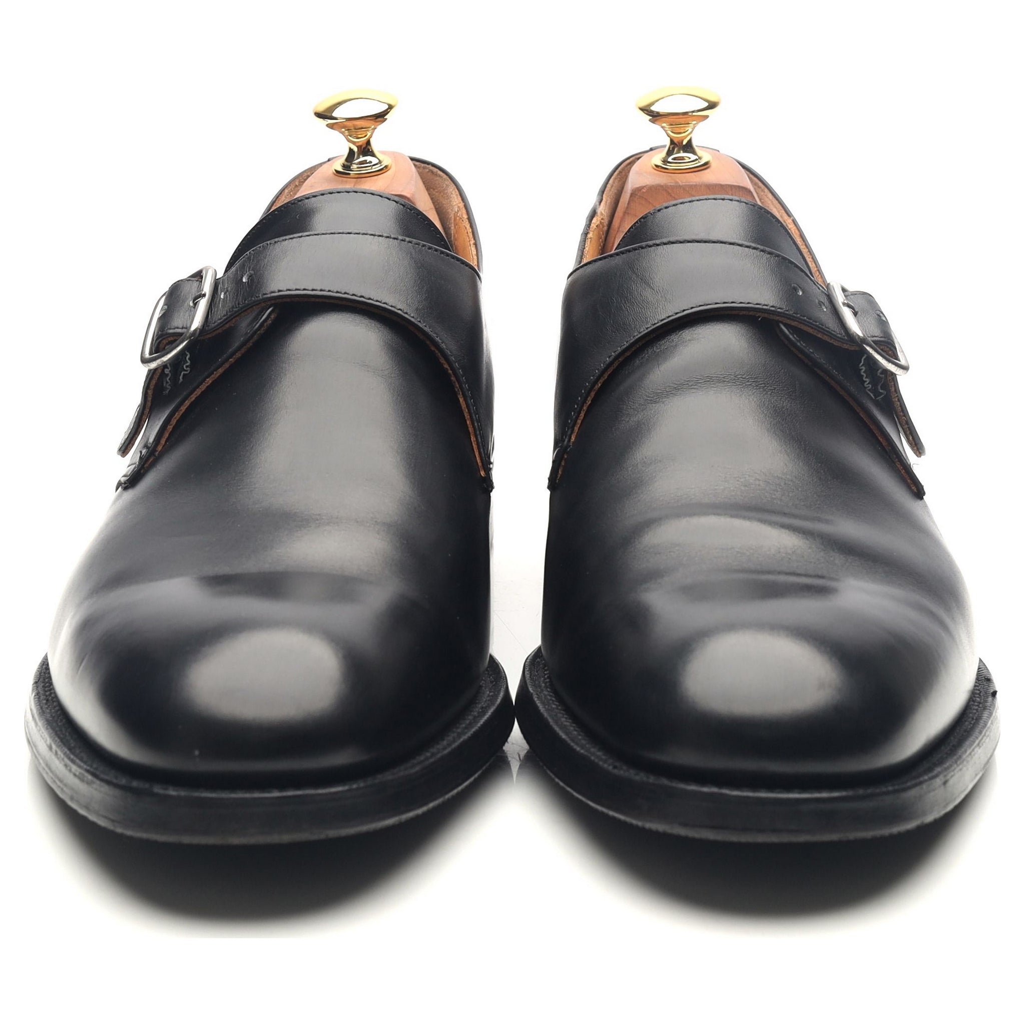 Church's Becket monk cuir noir UK 10