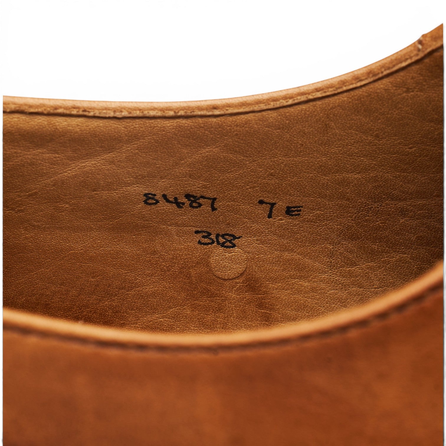 George Cleverley Oxford chaussures cuir marron pointure UK 7
