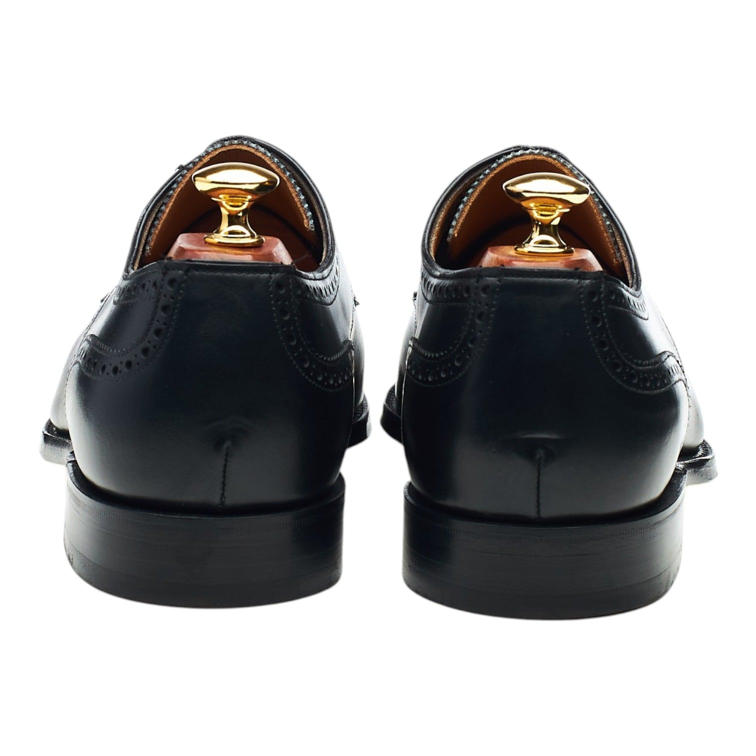 Gieves & Hawkes Derby cuir noir pointure UK 9 cousu Goodyear