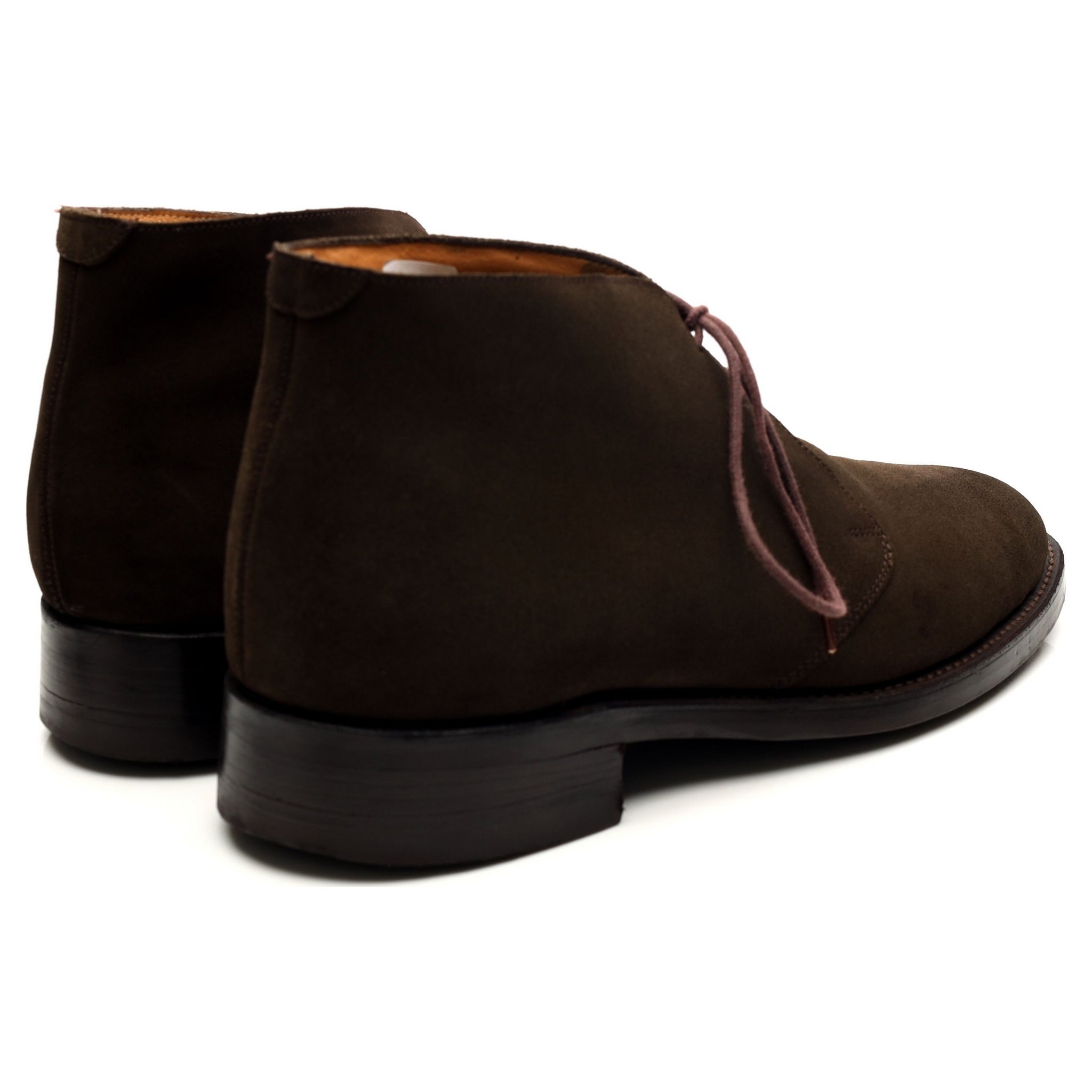 Barker bottines chukka daim vert olive UK 8,5
