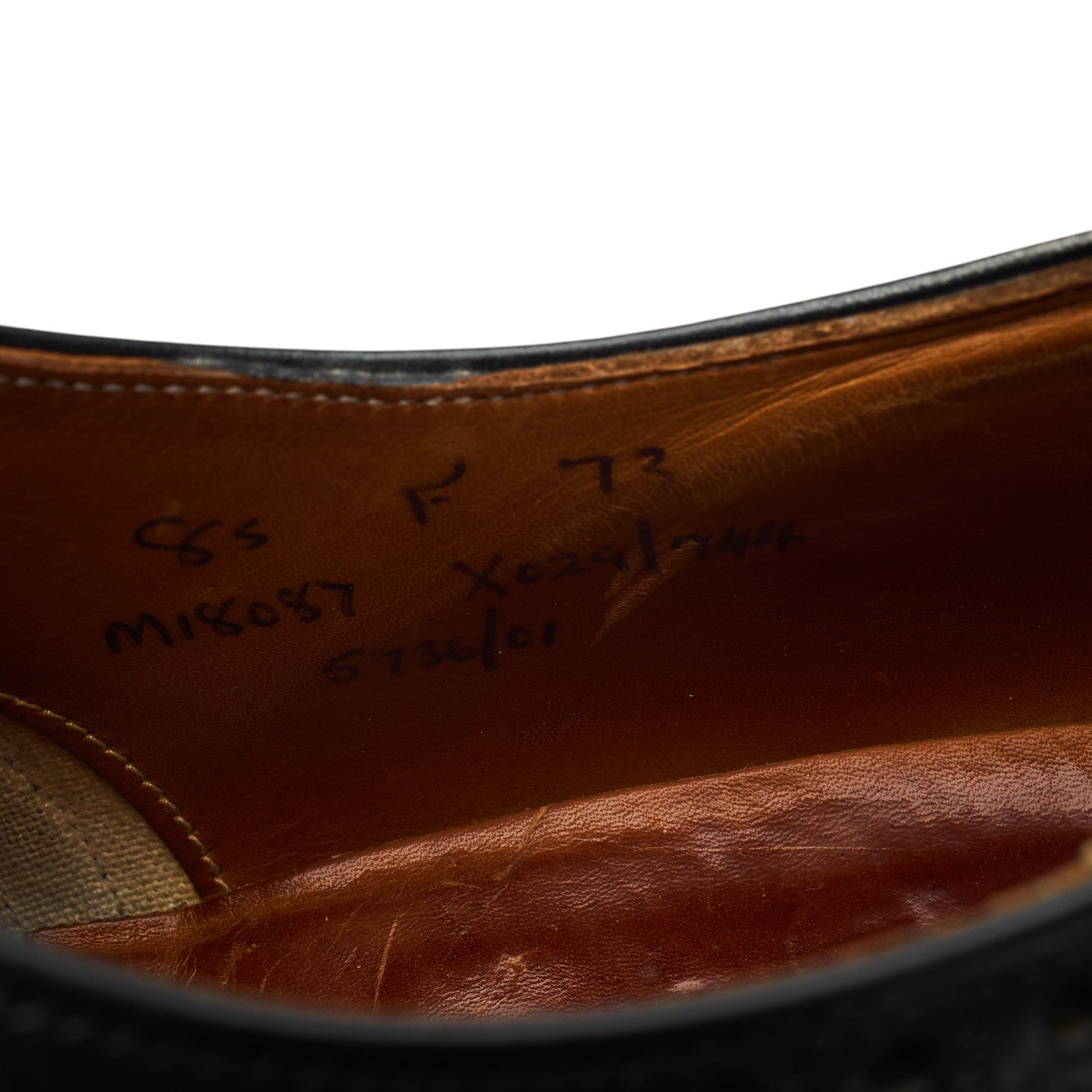 Church's richelieu brogue cuir noir UK 8.5 F seconde main