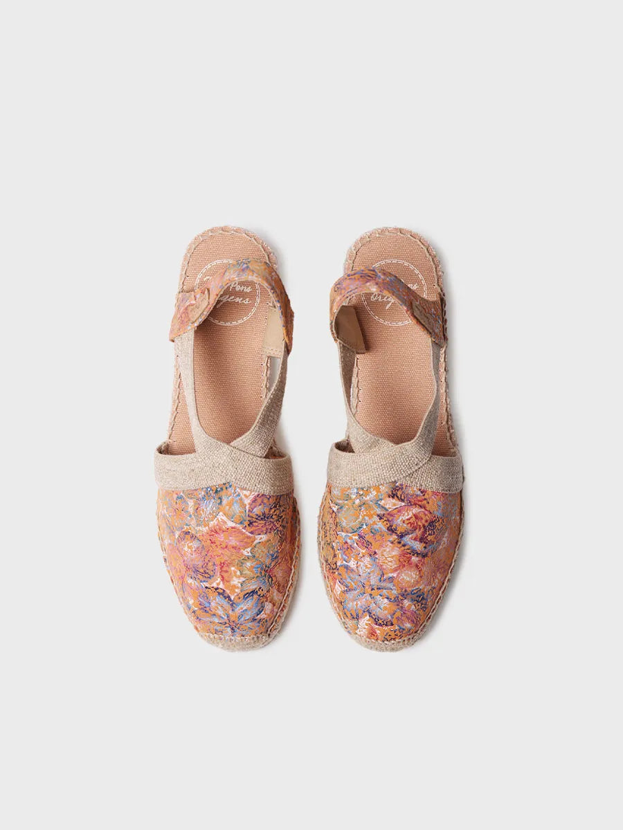 Toni Pons Telva-ll espadrille cuir imprimé 6 cm