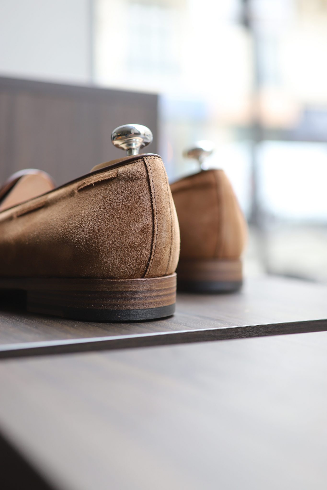 Malfroid Goodwood Superleggera mocassin pompons suède