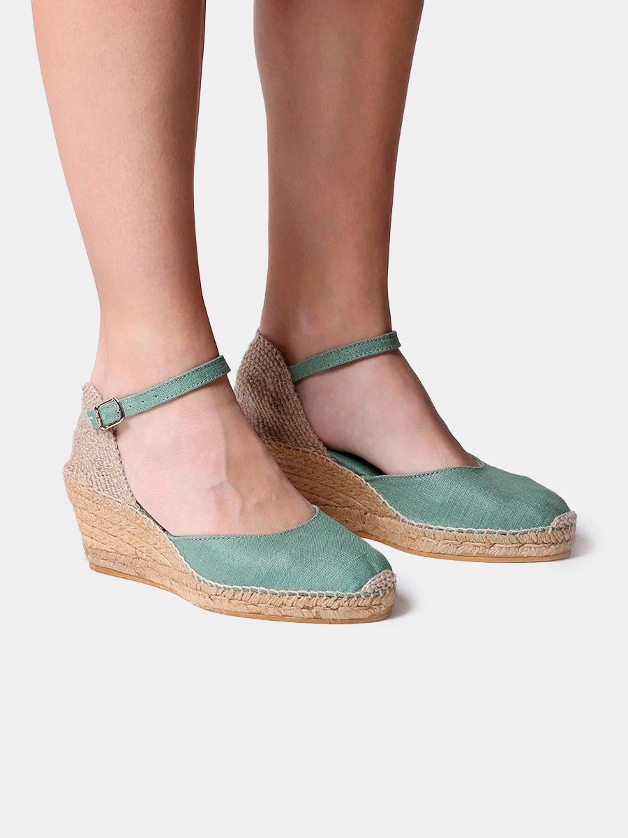 Toni Pons Caldes espadrille compensée jute boucle vegan