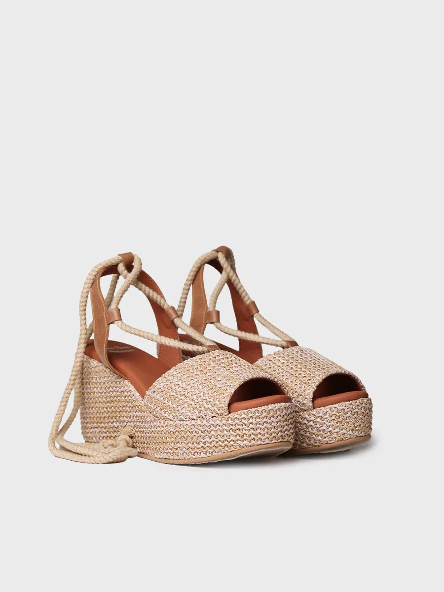 Toni Pons Tamesis espadrilles raphia talon 8 cm