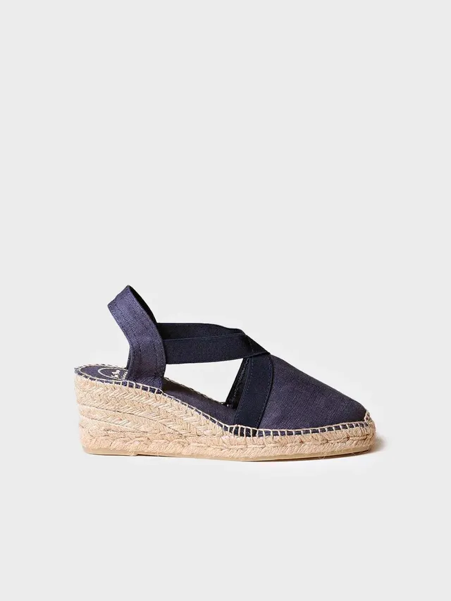 Toni Pons Ter espadrilles compensées lin vegan 6 cm