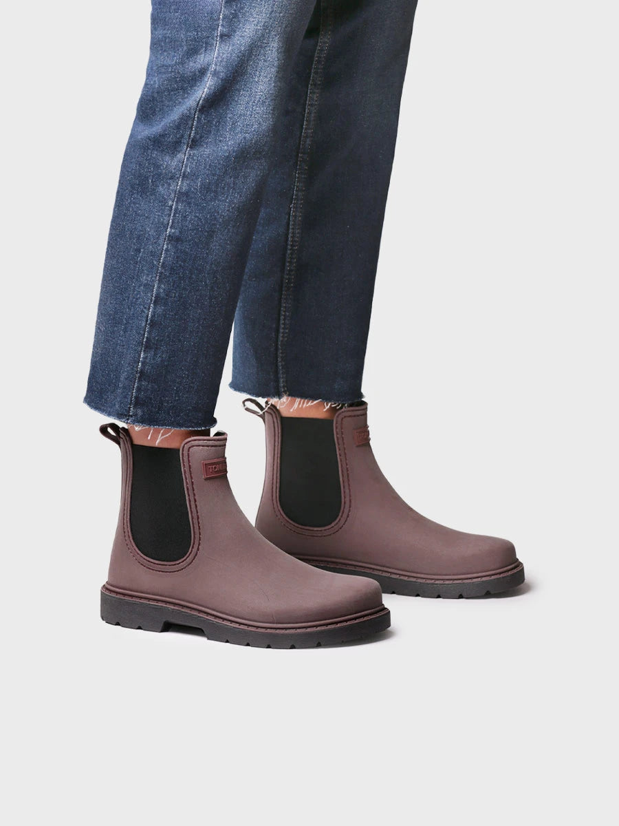 Toni Pons Cheryl bottines pluie caoutchouc barefoot