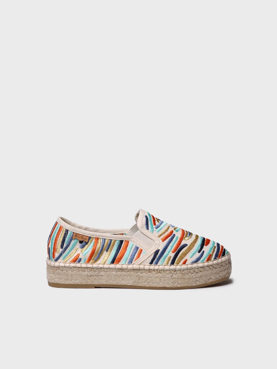 Toni Pons Pola espadrille brodée femme coton