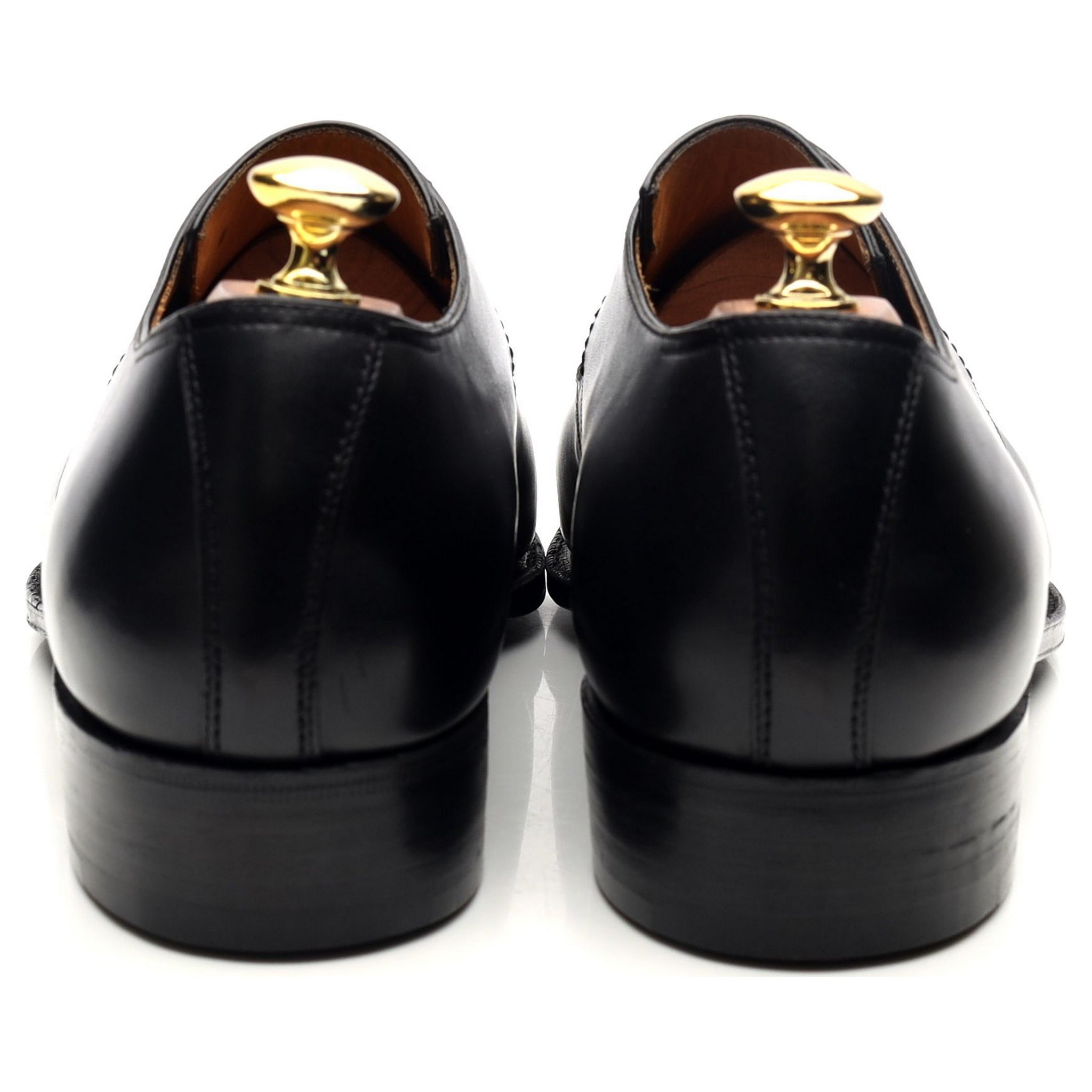 Corthay Sergio derby cuir noir UK 8,5 lisse