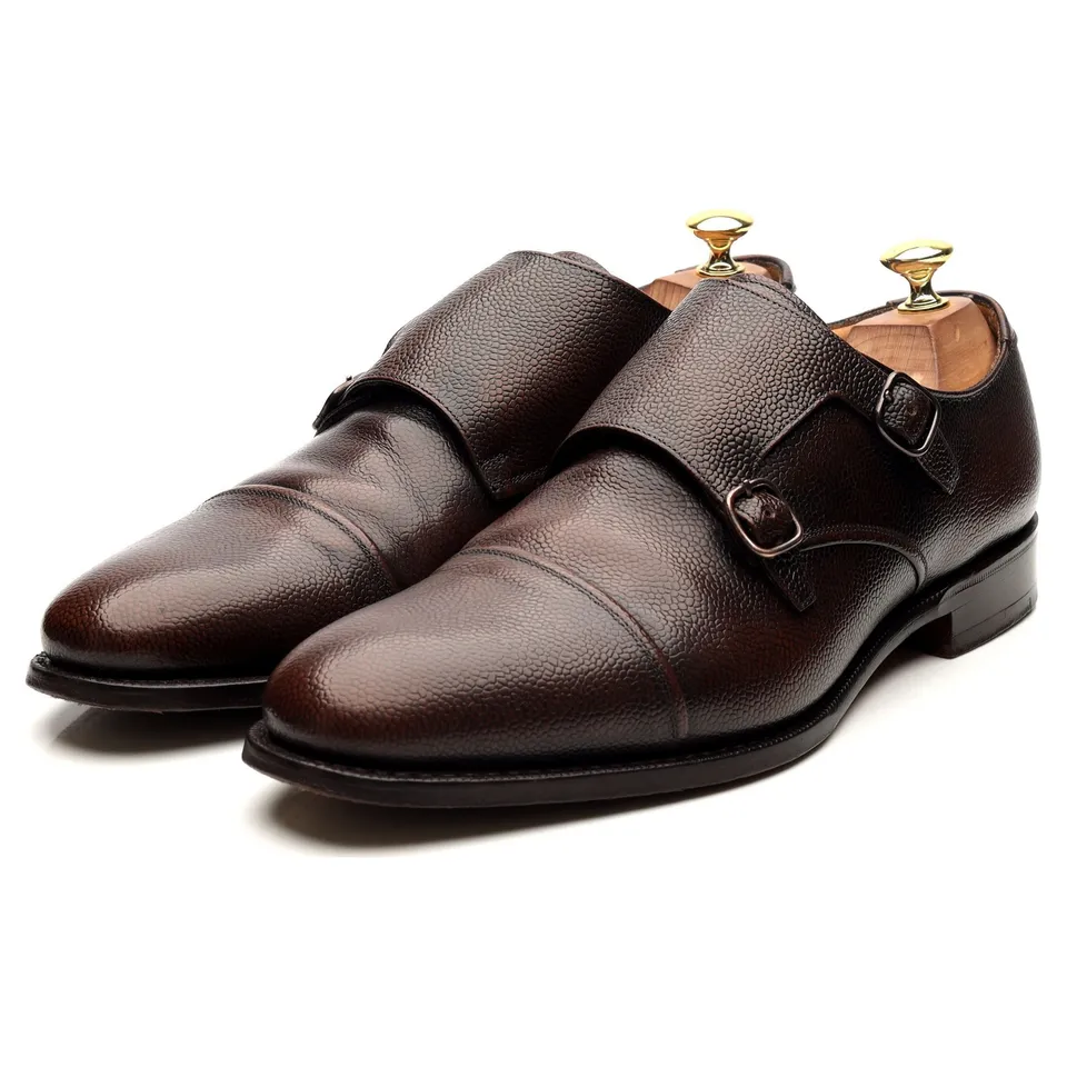 Church's Ledstone monk cuir marron foncé UK 8,5