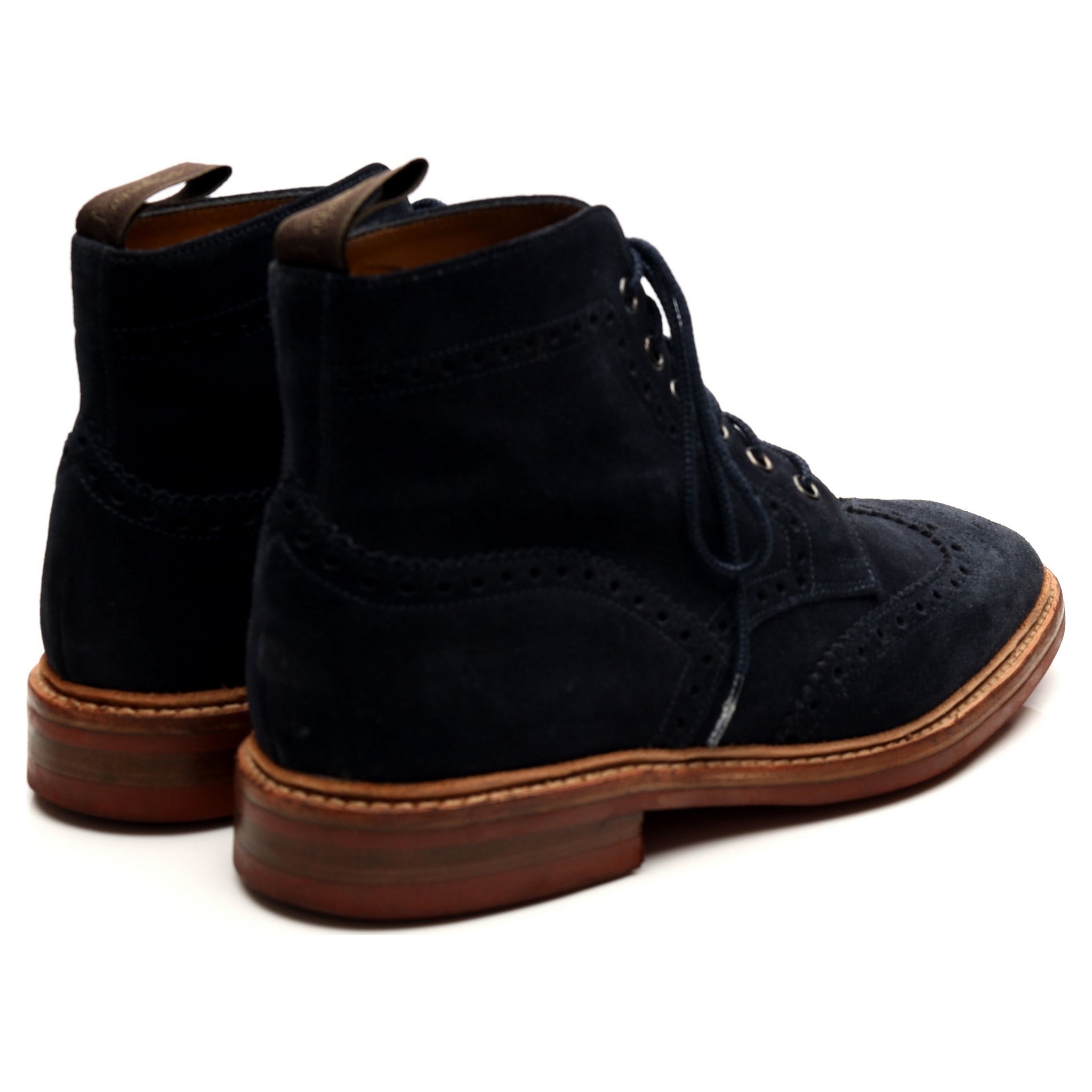 Loake 1880 Winchester boots suède bleu marine UK 7