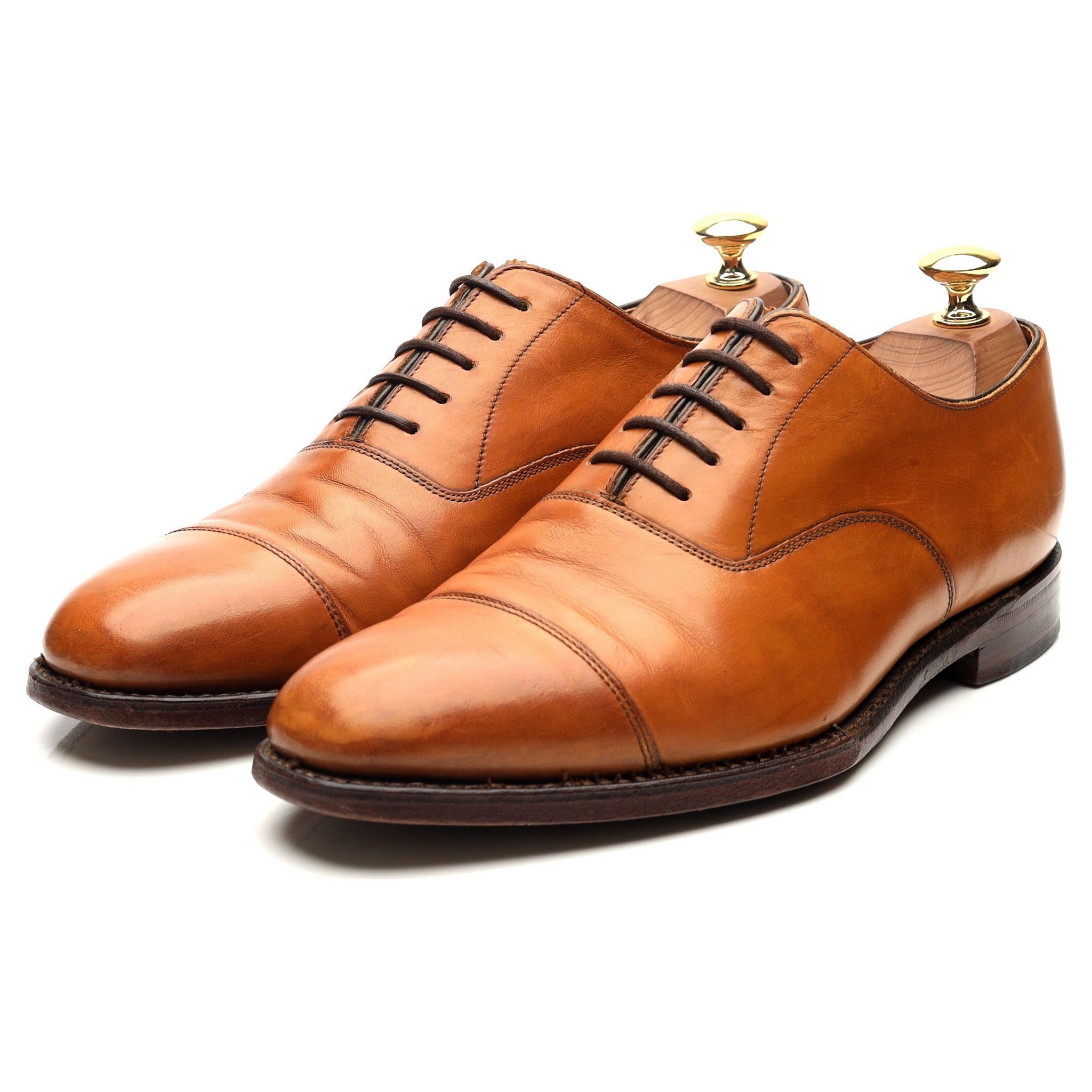 Loake 1880 Aldwych richelieu cuir tabac UK 6.5