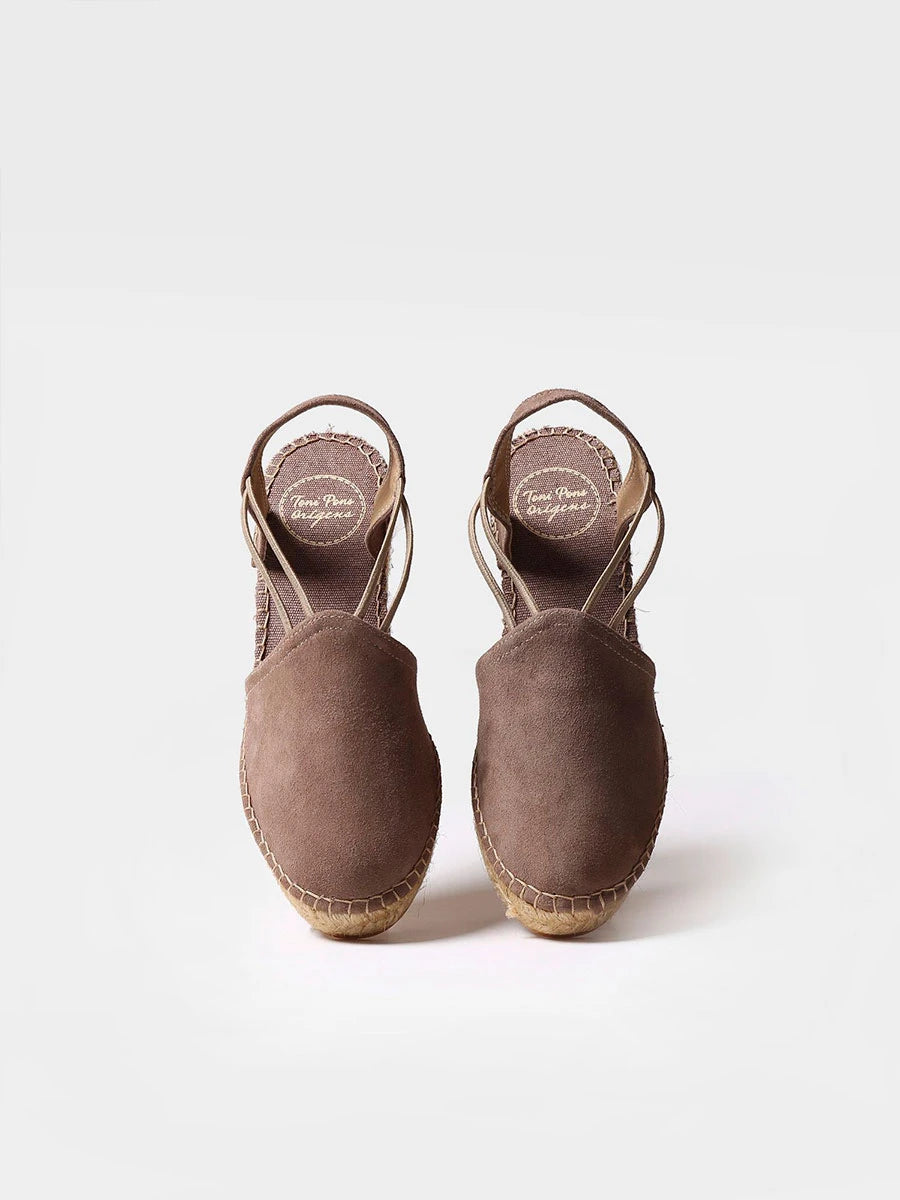 Toni Pons Tremp espadrille femme suède talon 6 cm