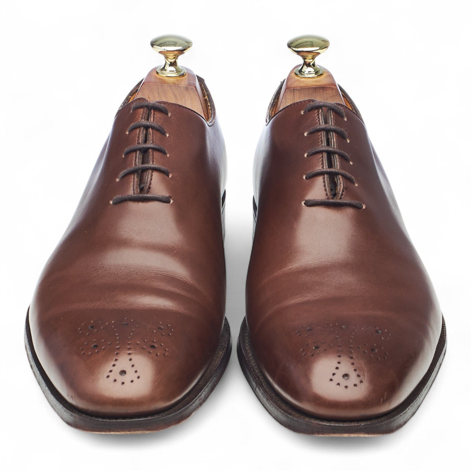 Alfred Sargent Connaught richelieu cuir marron 7.5