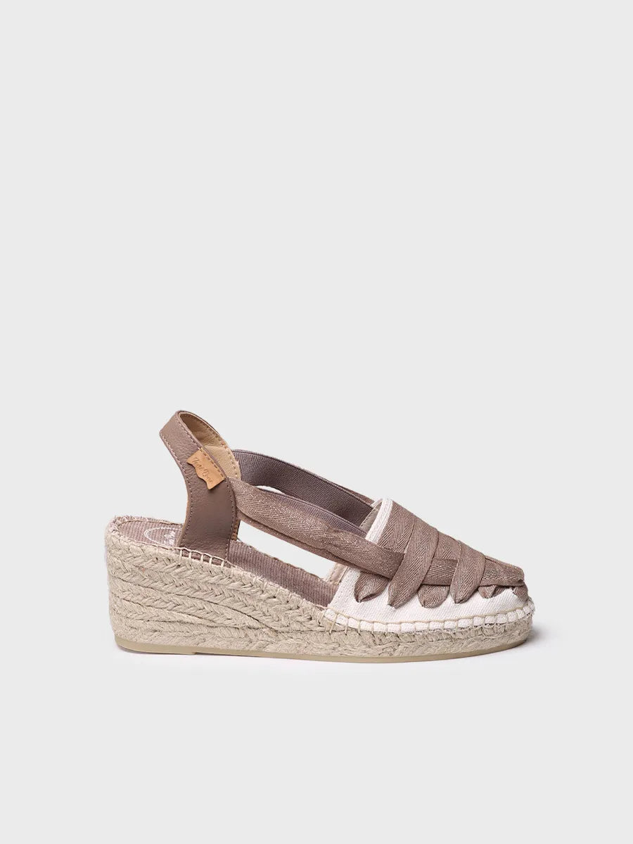 Toni Pons Tracy-CZ espadrilles toile compensées rubans