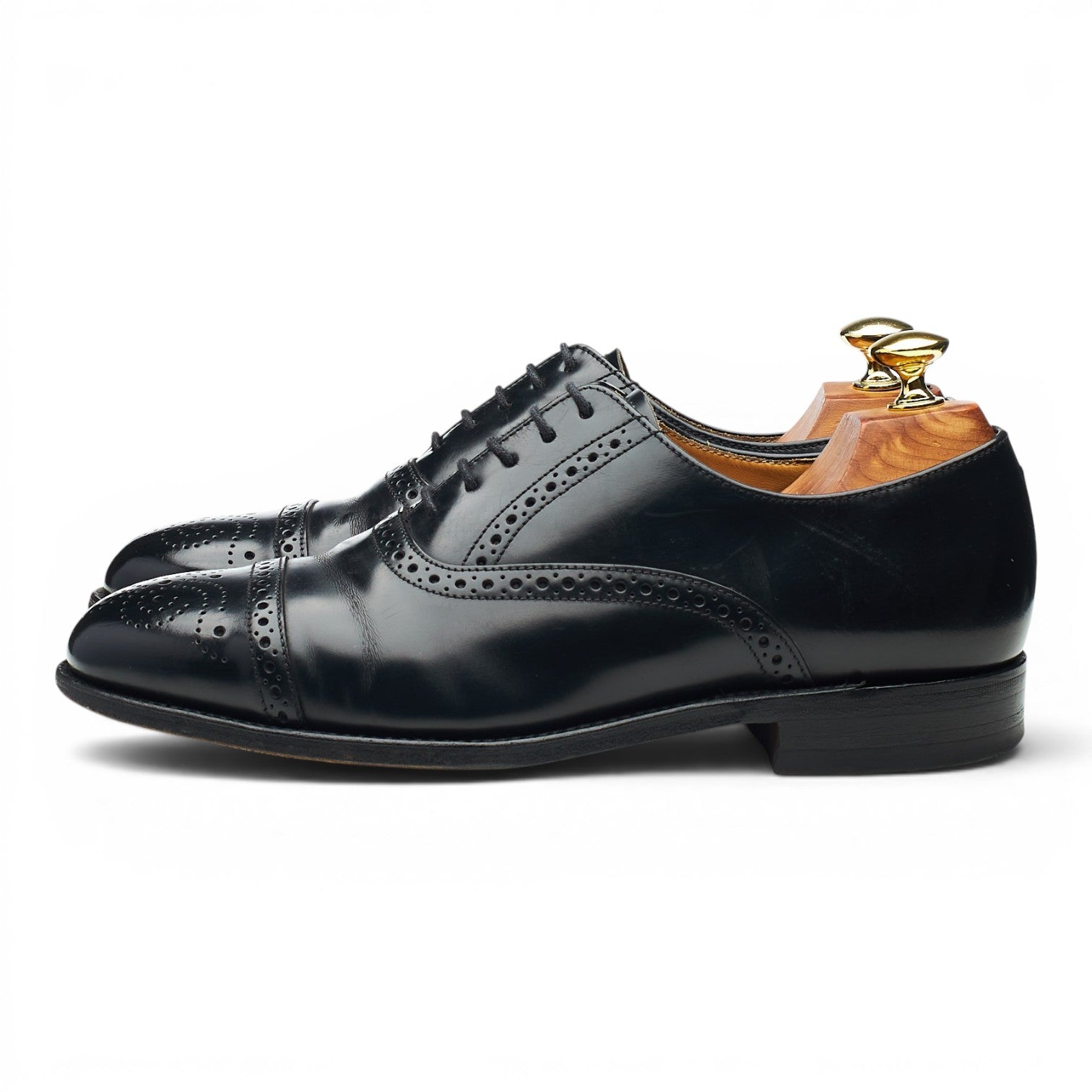 Loake Oban oxford brogues cuir noir UK 7