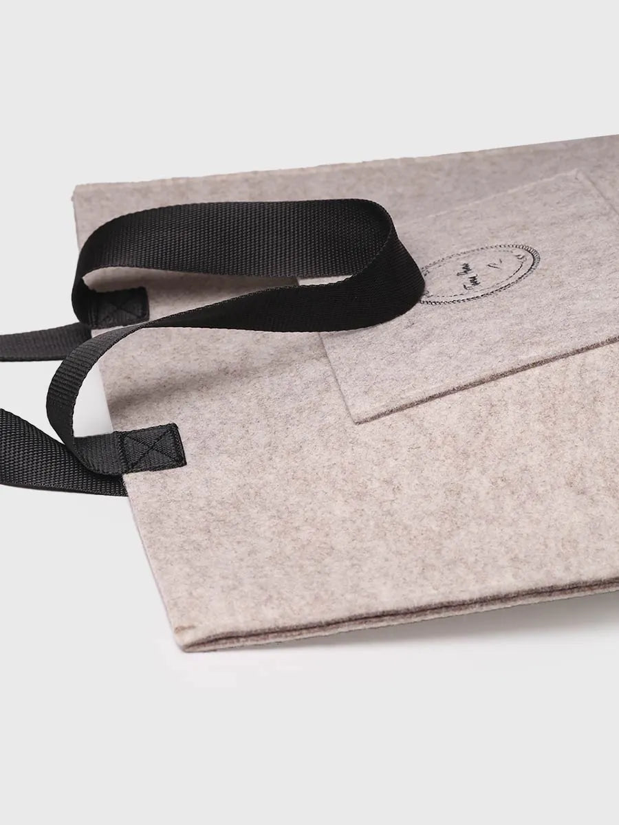 Toni Pons Gina-CD sac cabas femme feutre ecru