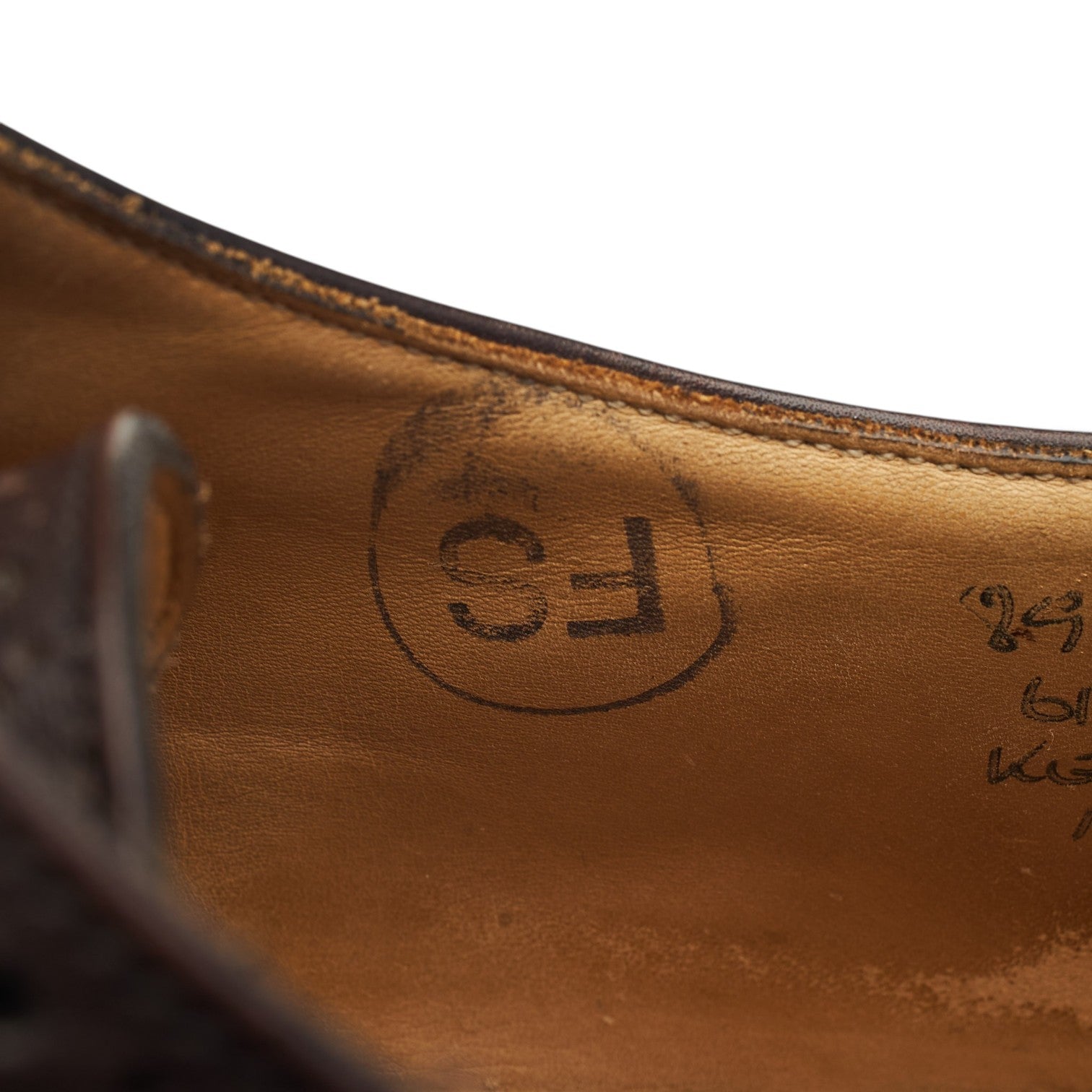 Tricker's Kensington richelieu cuir marron UK 13