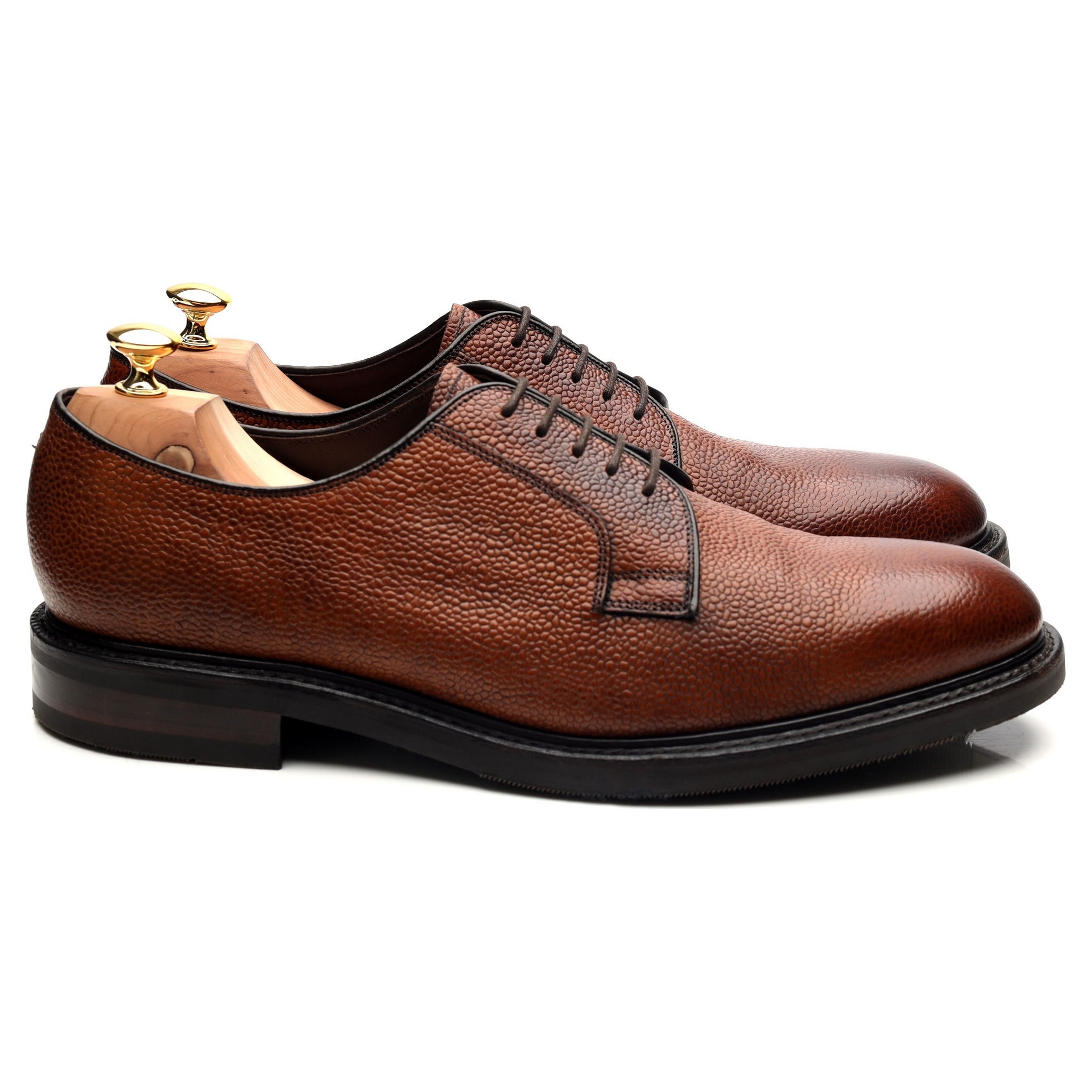 Loake 1880 Country Leyburn derby cuir marron UK 11