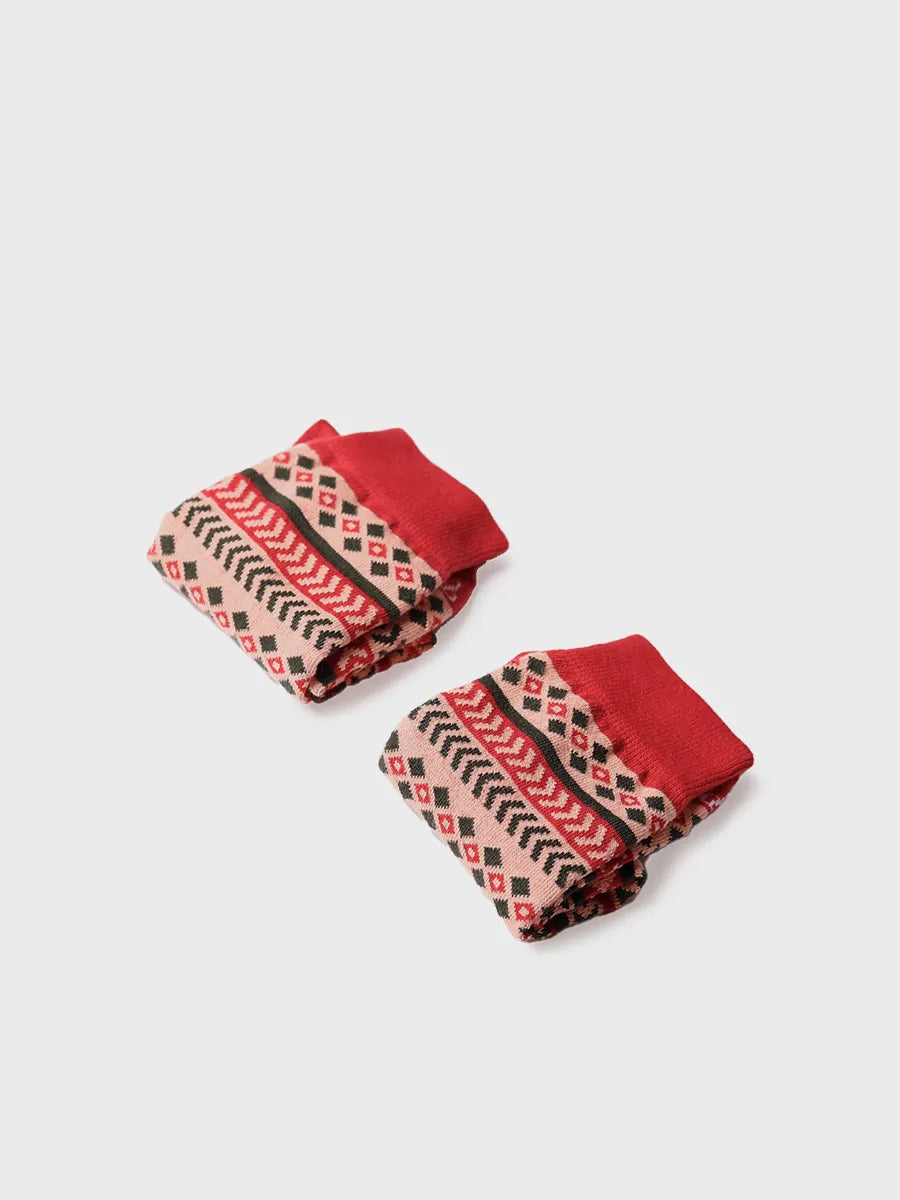 Toni Pons Quel-HK chaussettes coton rayées rouges