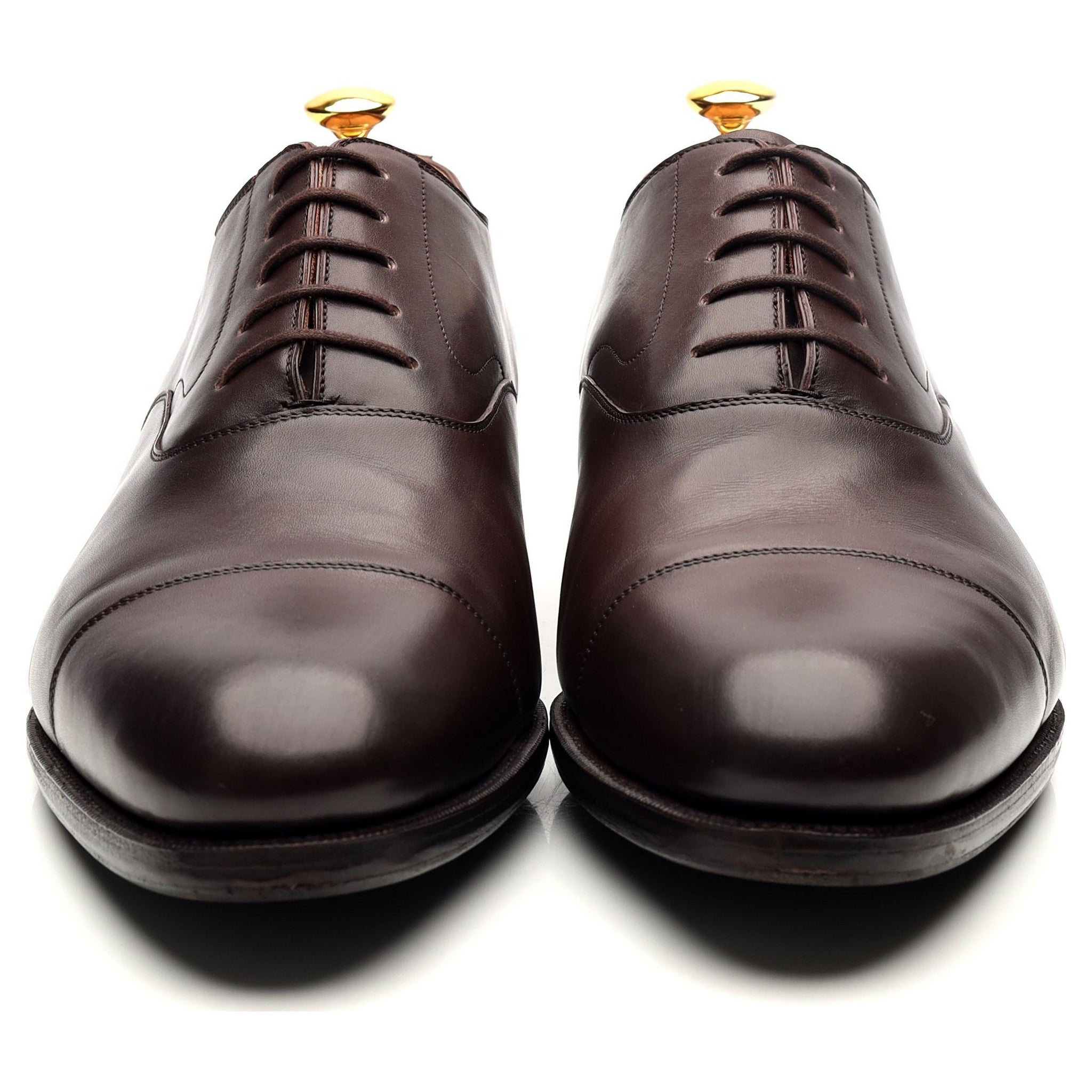 Meermin 101198 oxford cuir marron foncé pointure UK 12