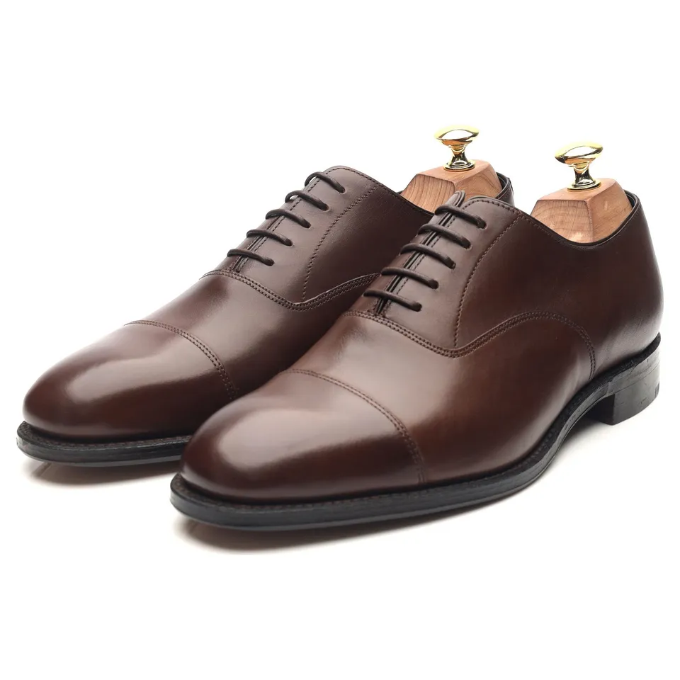 Herring Knightsbridge richelieu cuir marron 8.5 cousu Goodyear