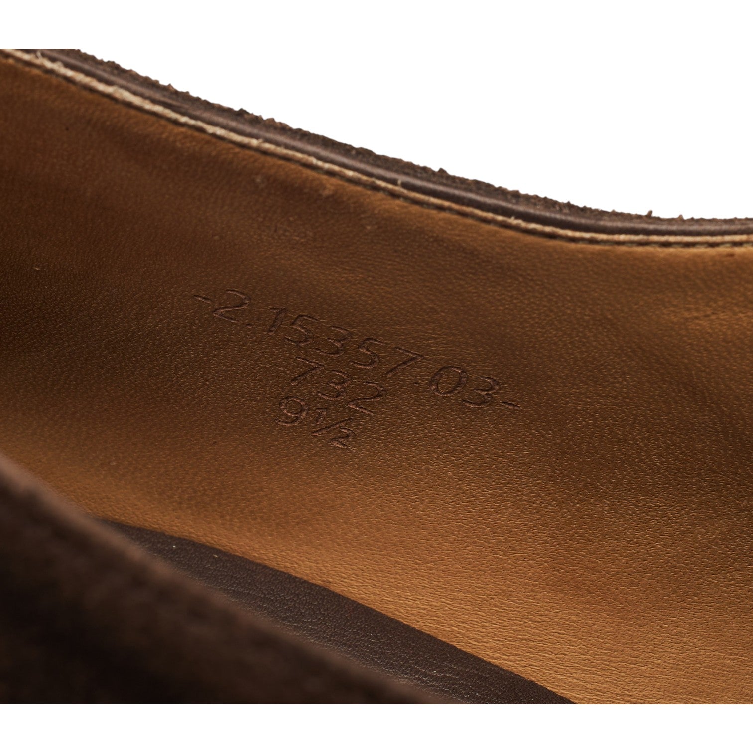 Carmina 732 oxford daim marron foncé UK 9.5