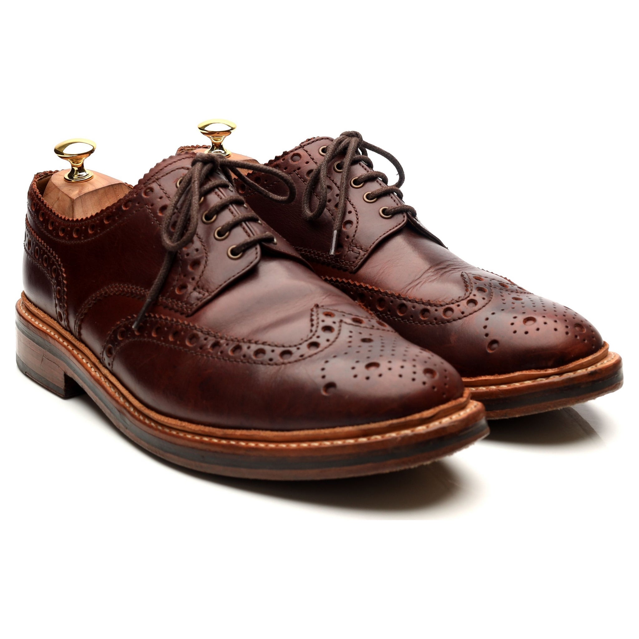 Grenson Archie derby cuir marron UK 10 G