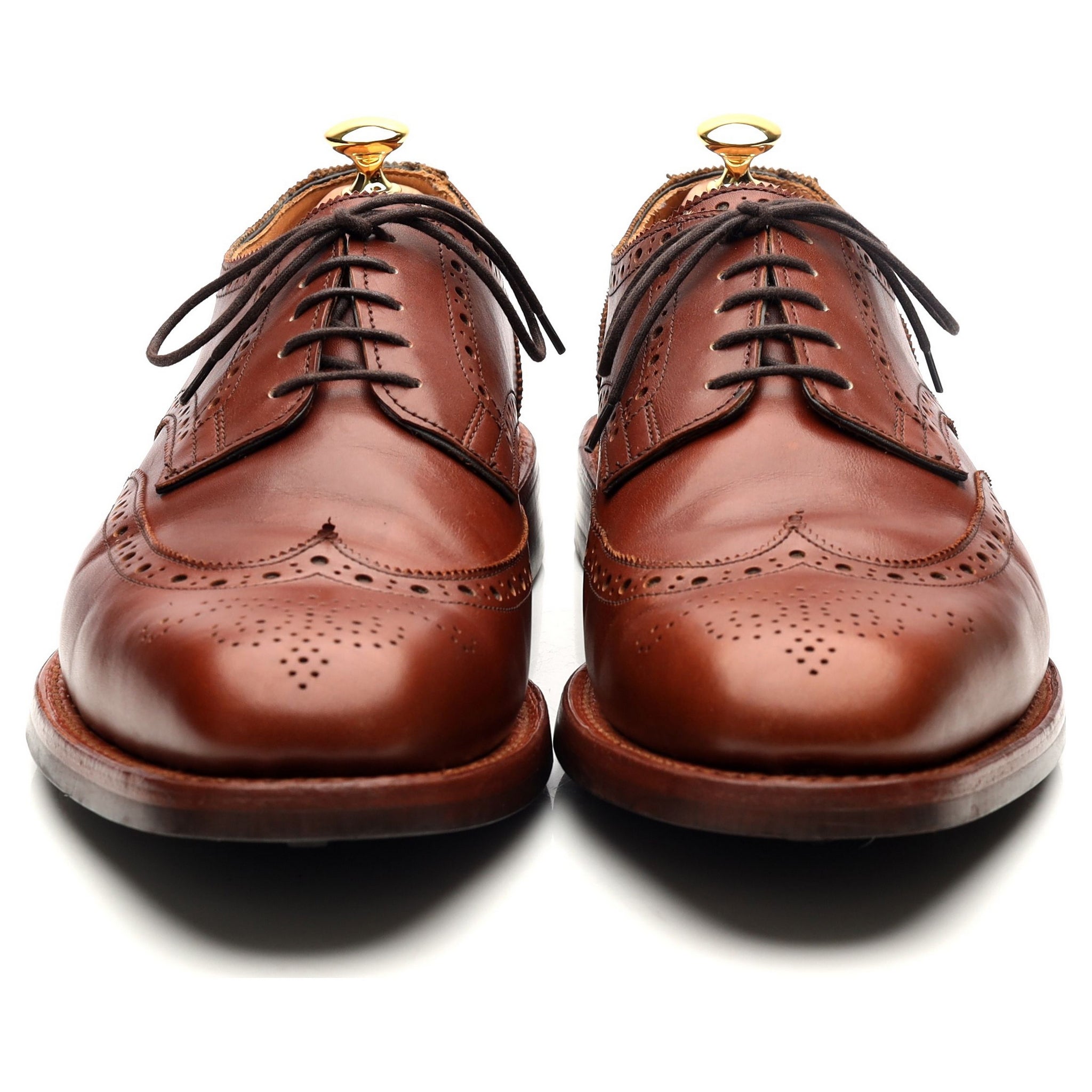 Tricker's Newbury derbies cuir camel pointure UK 11