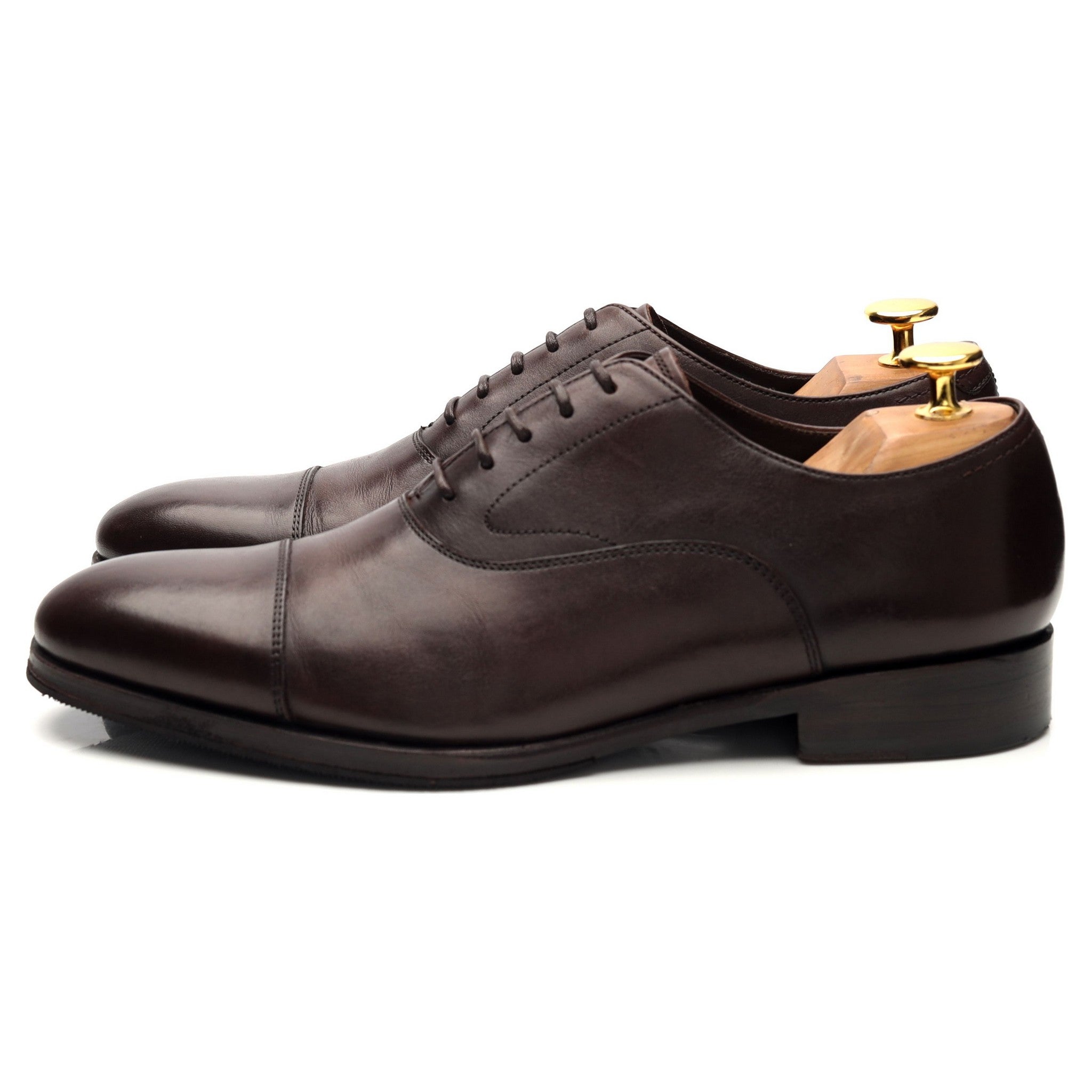 CNES Shoemaker C10 richelieu cuir marron UK 6
