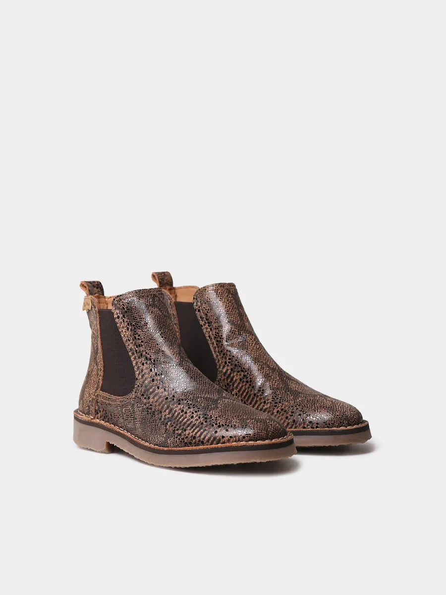 Toni Pons Isa-VP bottines femme cuir effet serpent