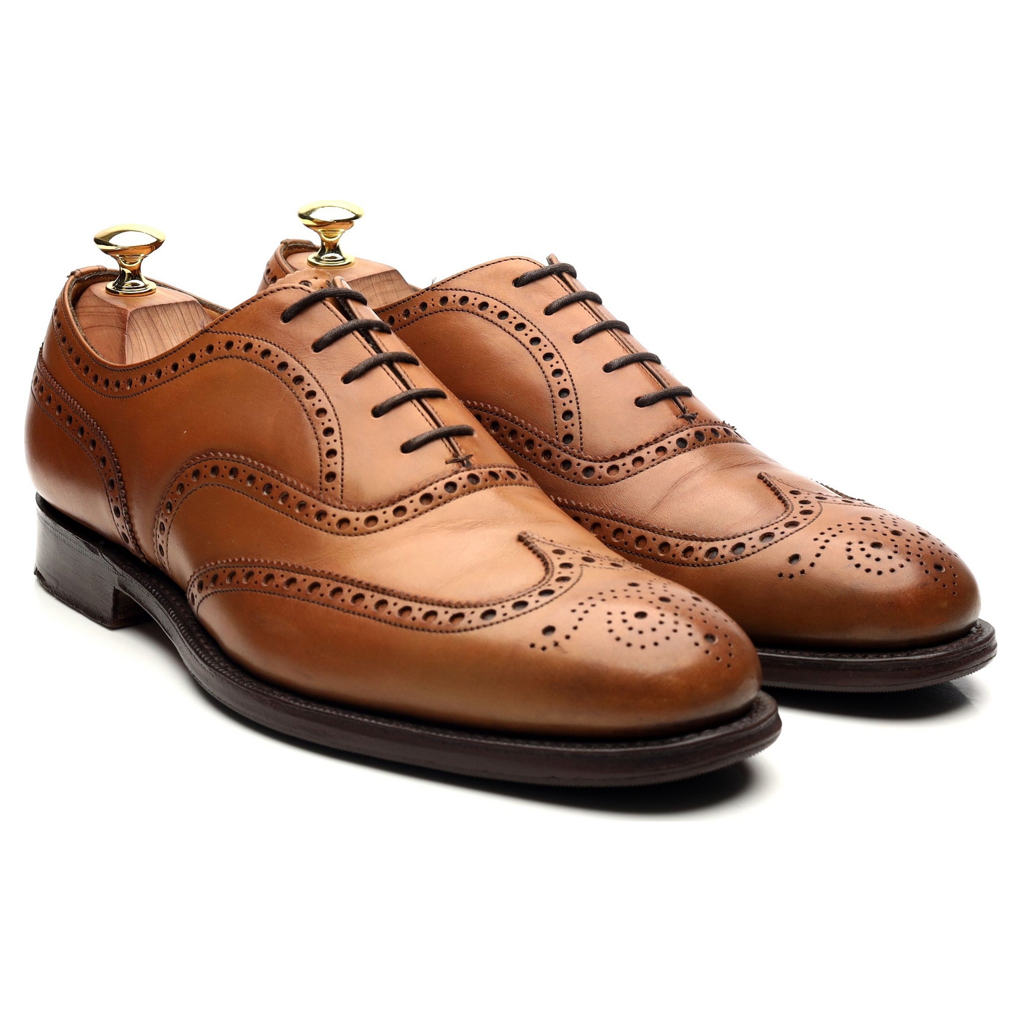 Church's Chetwynd Oxford cuir marron pointure UK 8