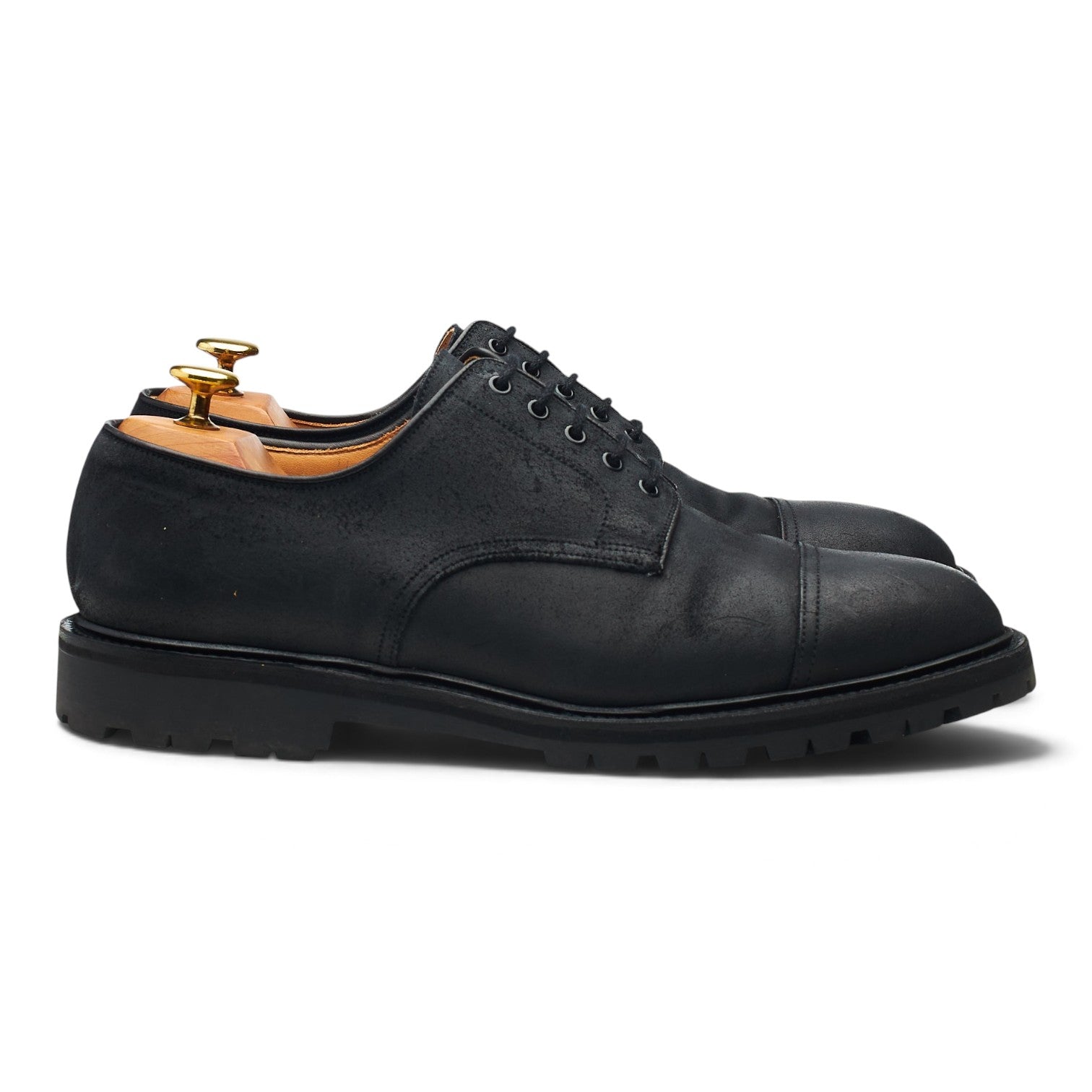 Crockett & Jones Sandhurst 2 derby suède noir 8,5 UK