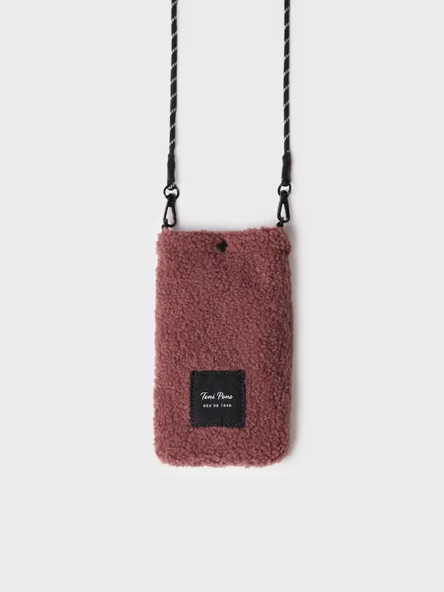 Toni Pons Gabin pochette téléphone sherpa nude