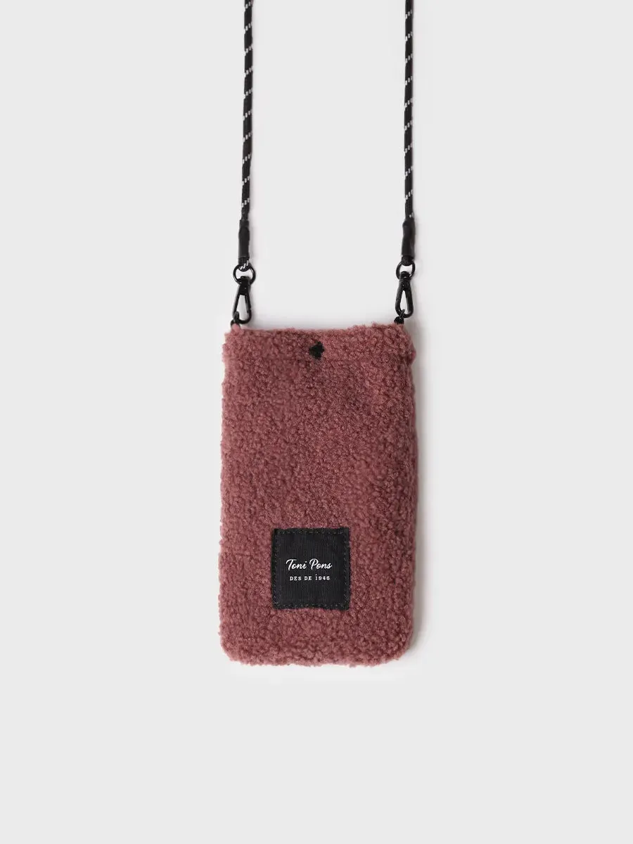 Toni Pons Gabin pochette téléphone sherpa nude