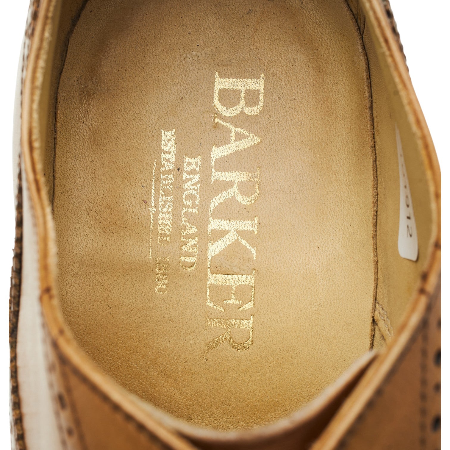 Barker Newcastle richelieu cuir conker UK 7