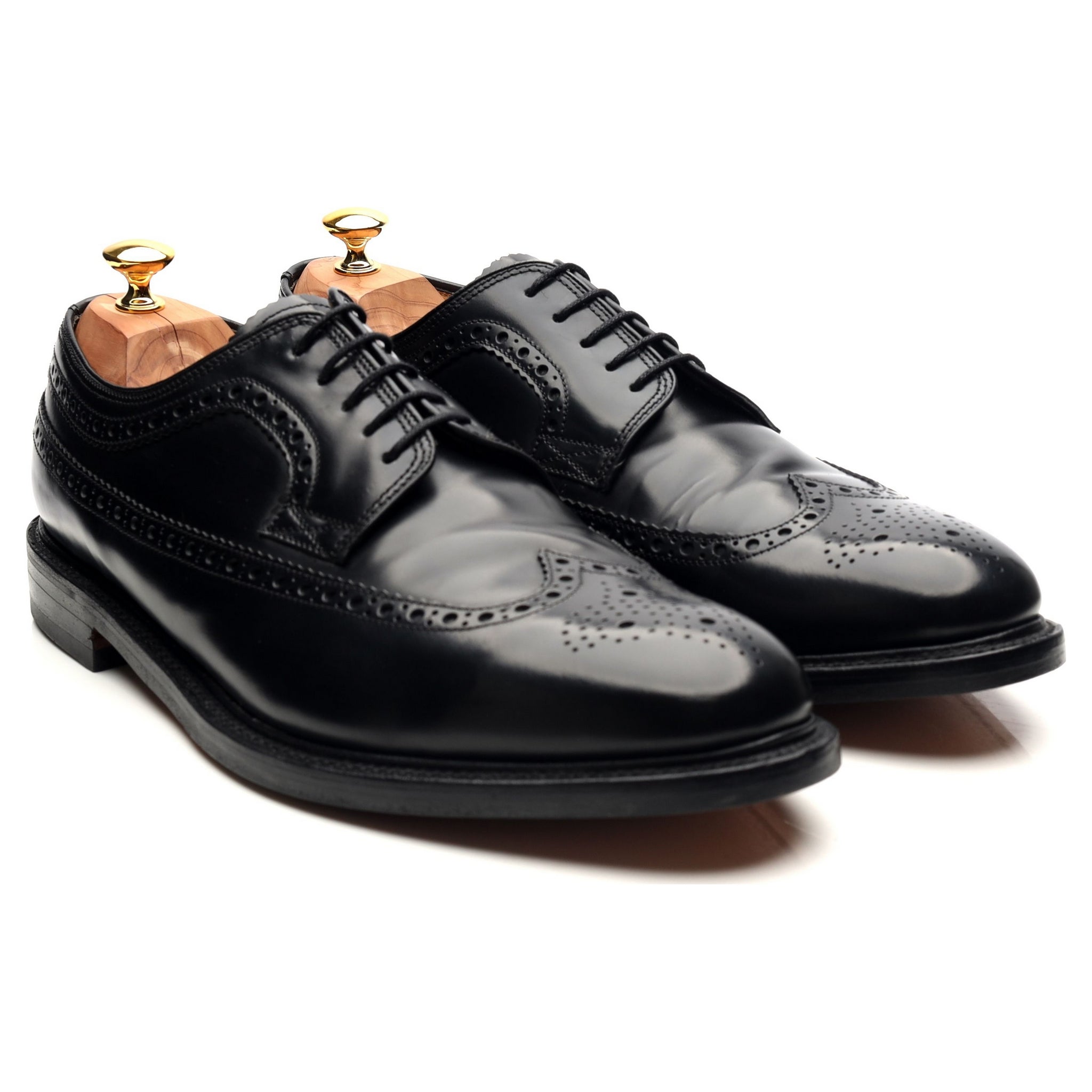 Loake Royal Brogue derby cuir noir pointure 12