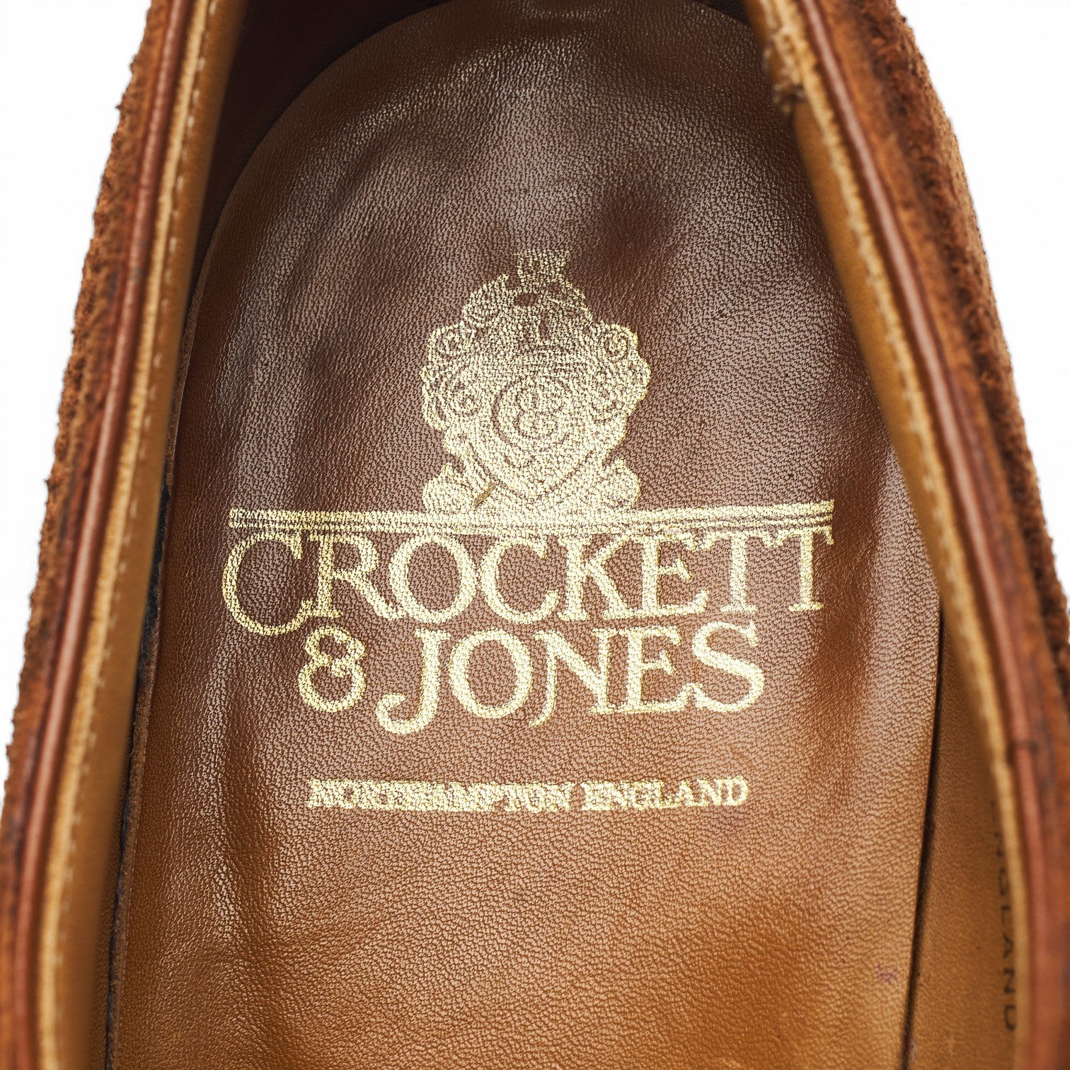 Crockett & Jones Roxburgh richelieu daim marron 8 UK