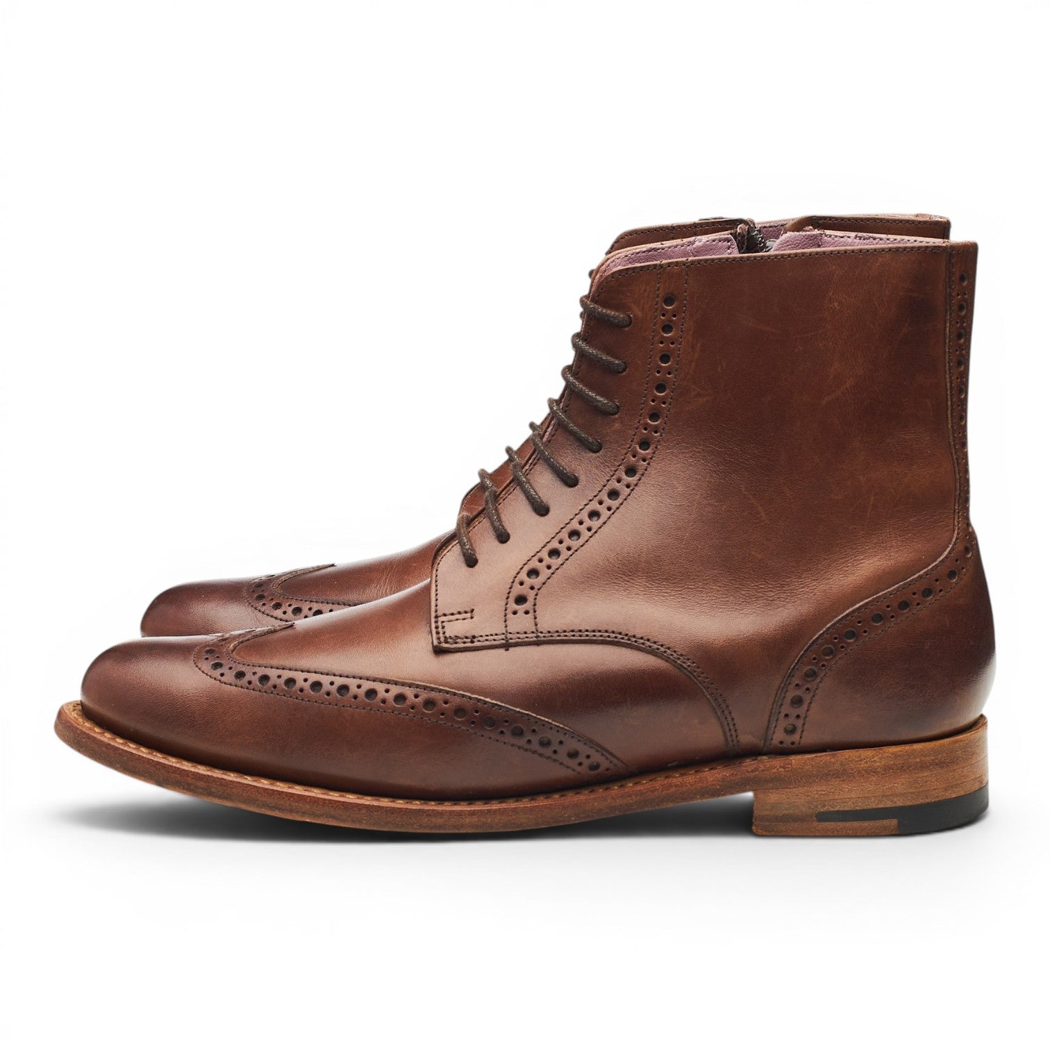 Barker Faye boots brogue femme marron pointure 4