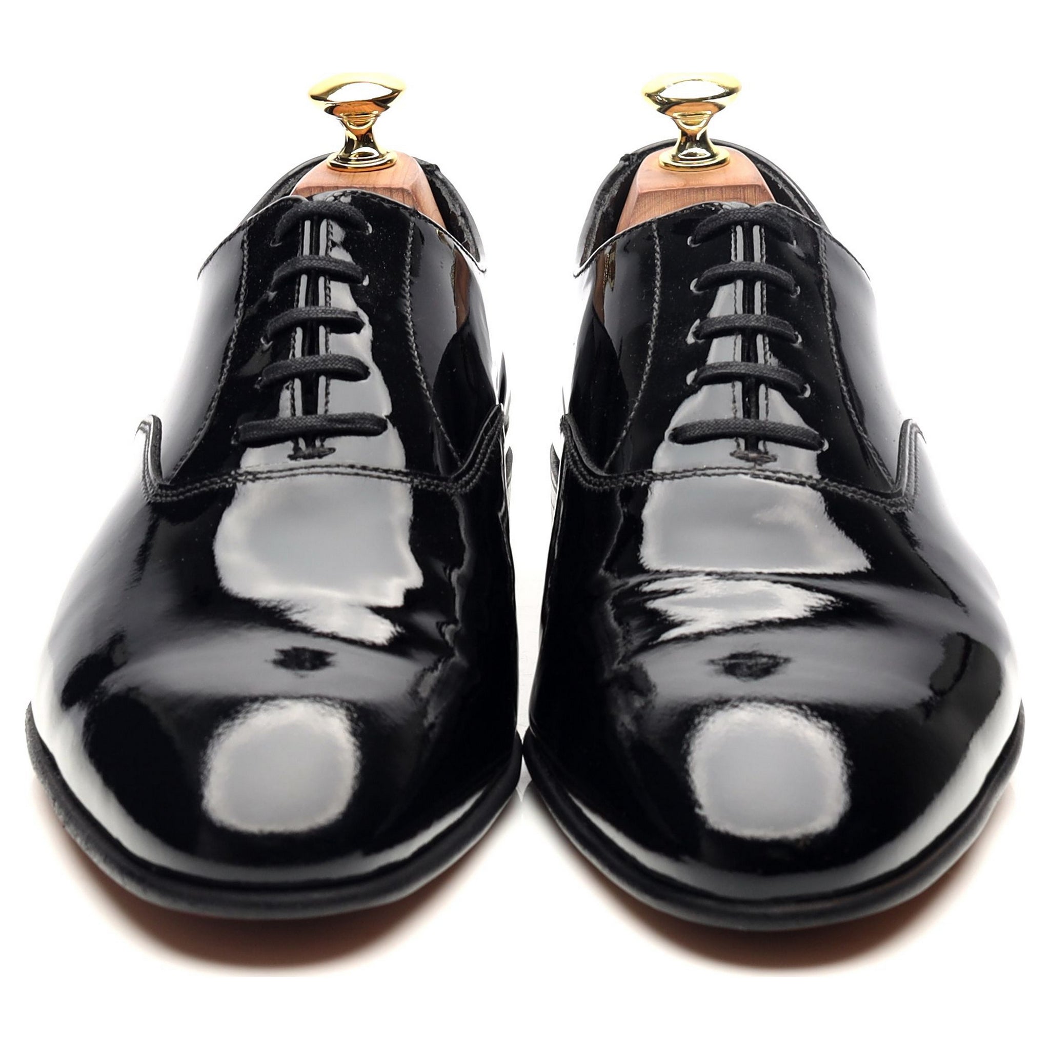 Crockett & Jones Cheam richelieu verni noir UK 8