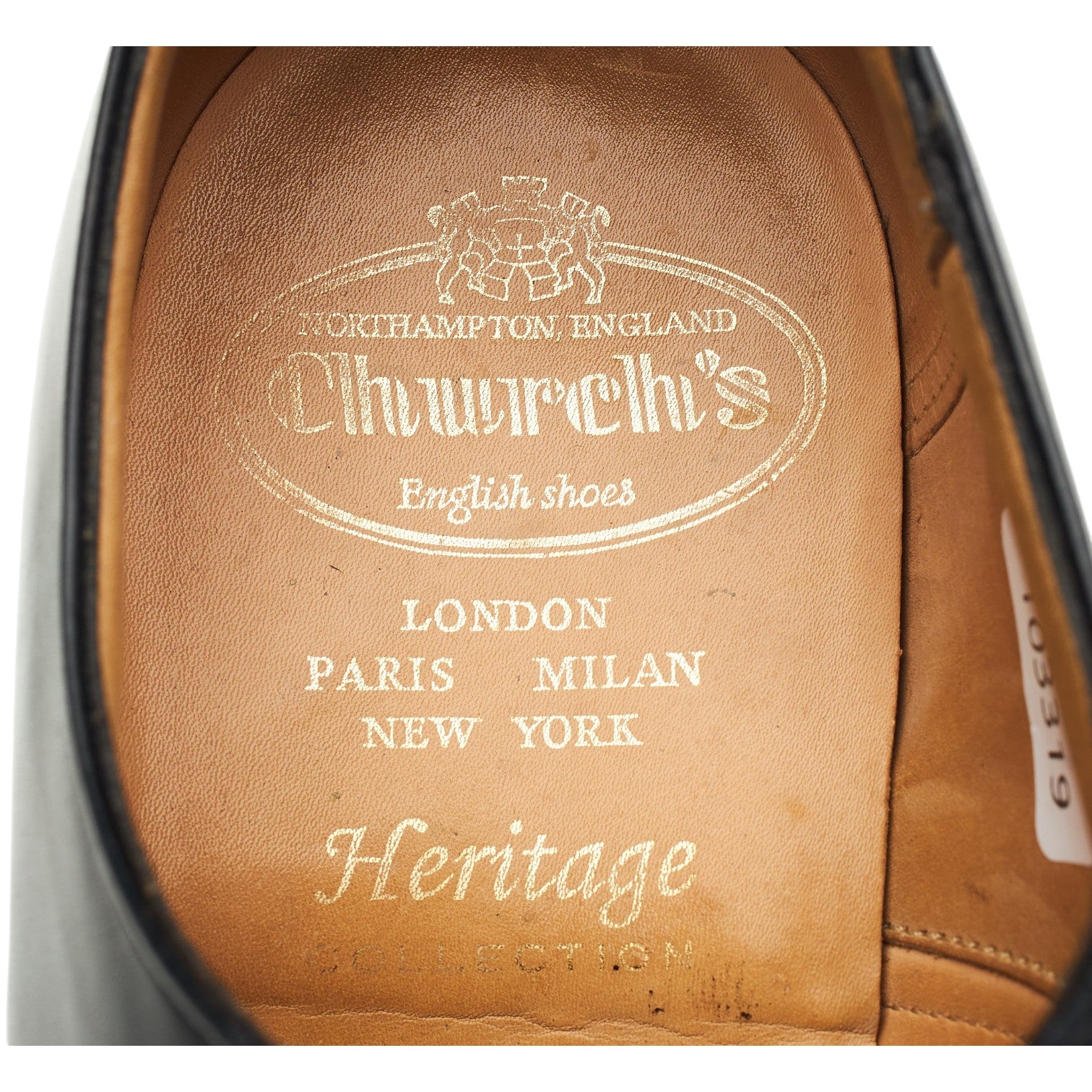 Church's Osborne chaussures oxford cuir noir pointure UK 6