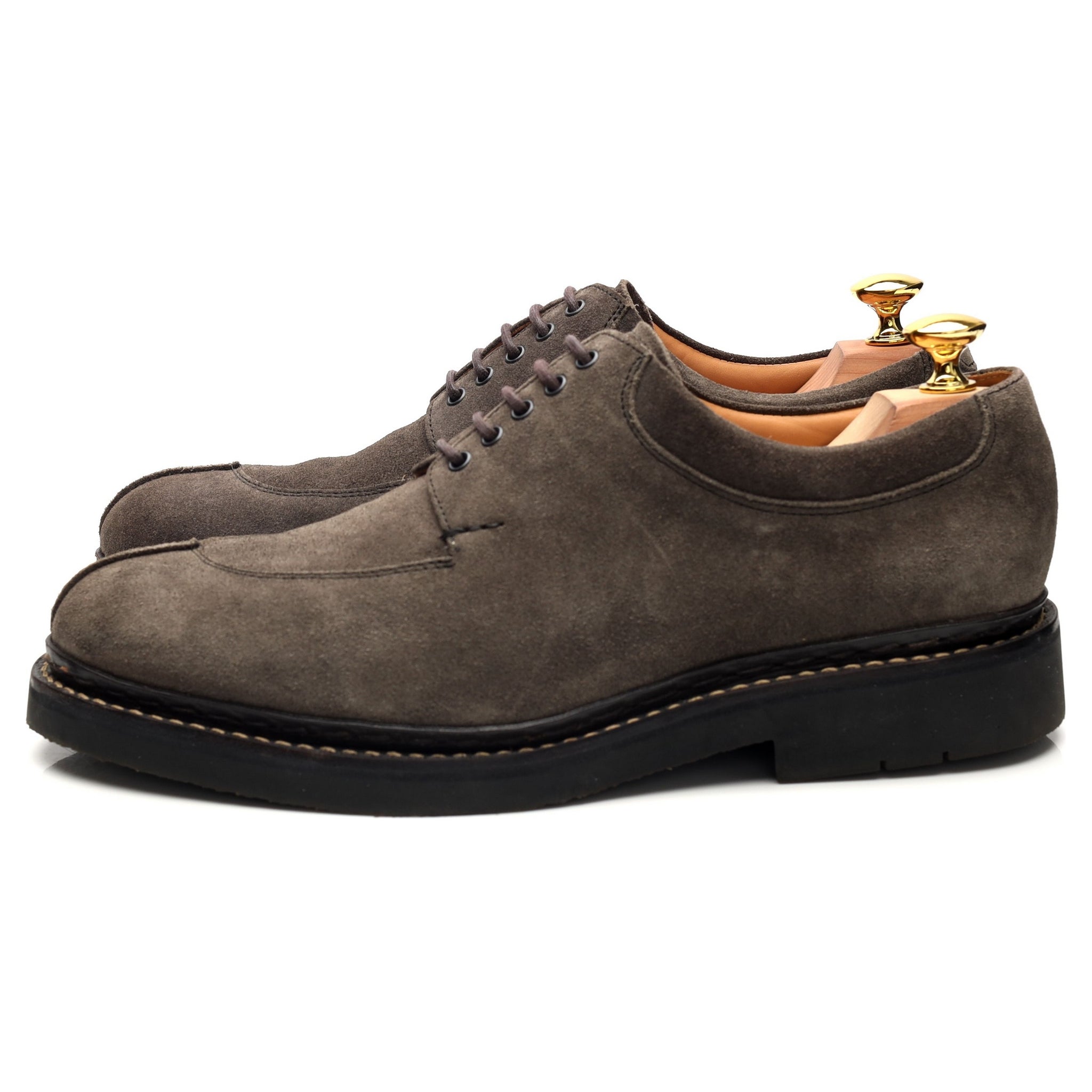 Heschung Cerisier derby daim gris pointure UK 7