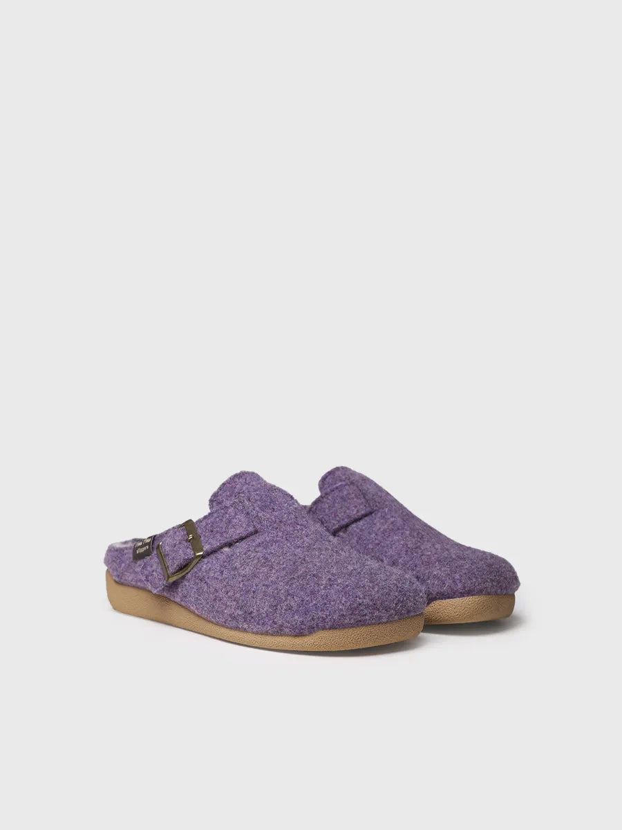 Toni Pons Mima-FP chaussons sabot violets feutre