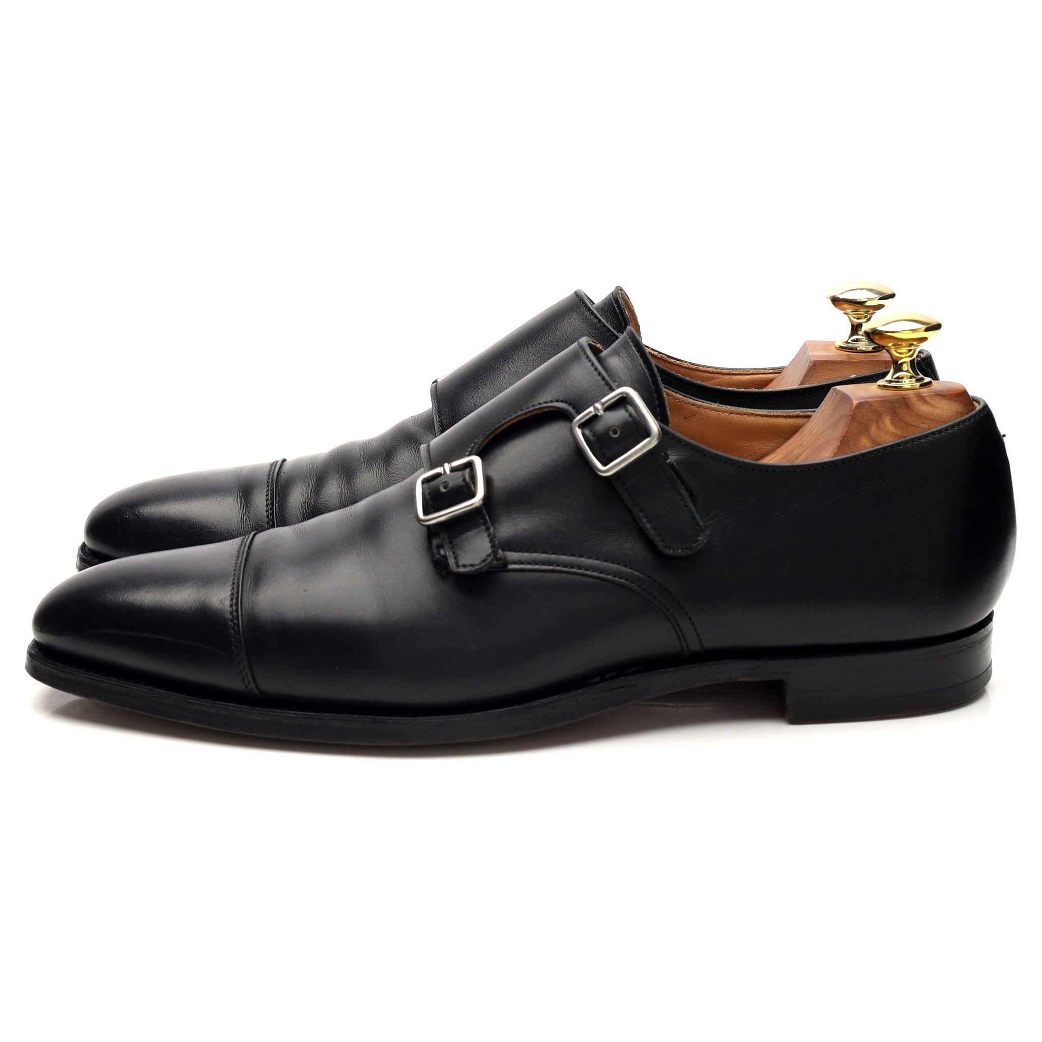 Crockett & Jones Lowndes Monk cuir noir UK 7