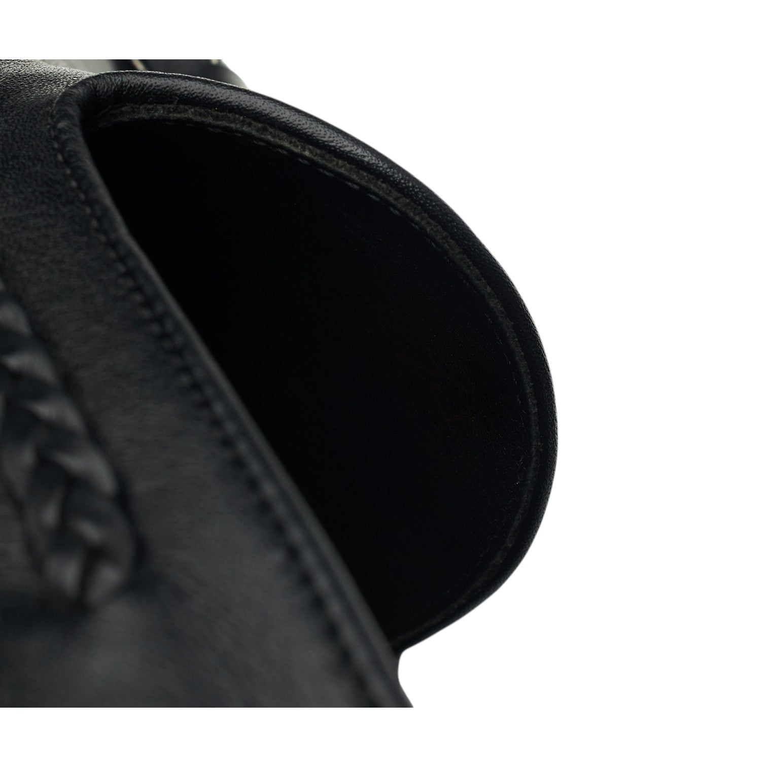Oct. Tenth OT41 mocassin gland cuir noir UK 9,5