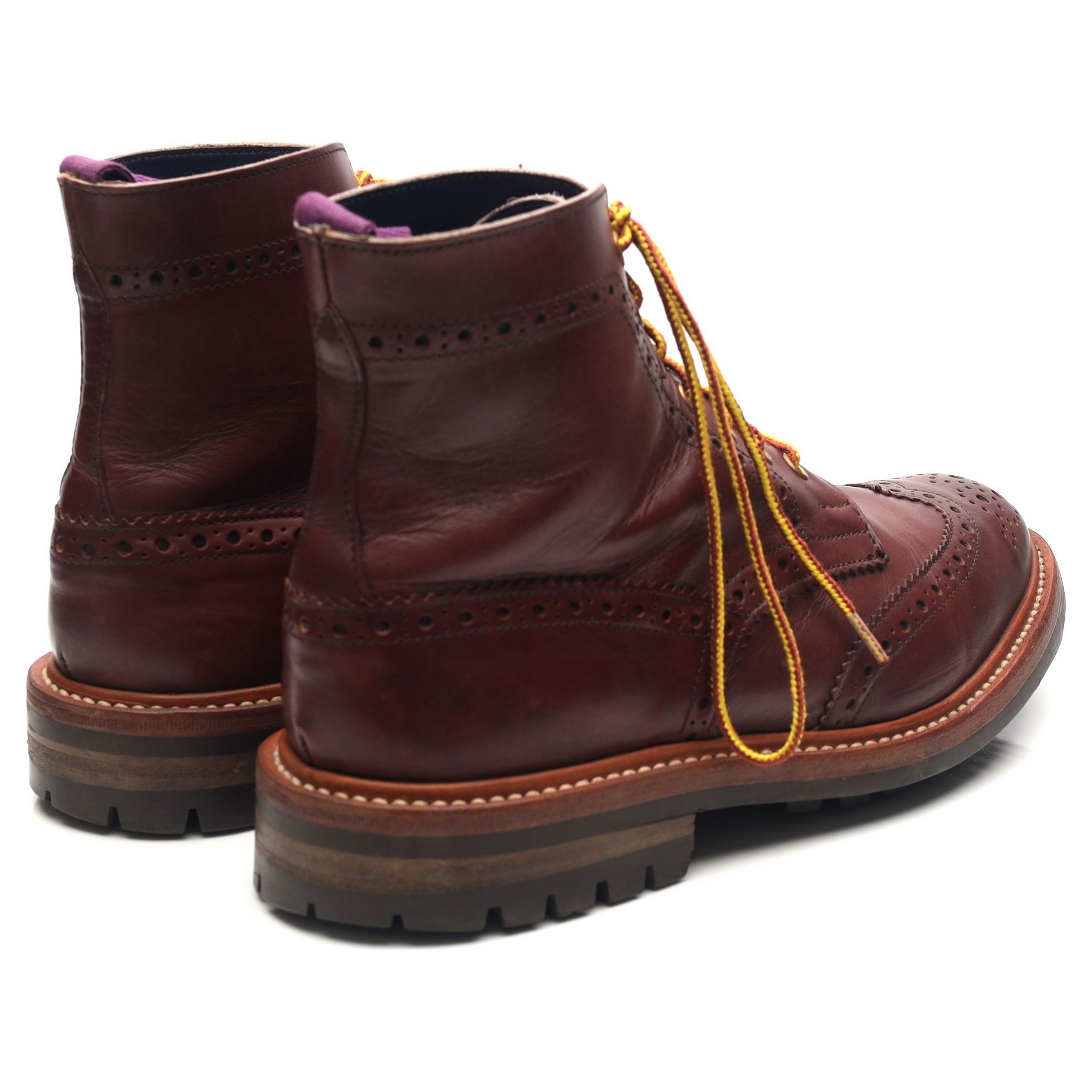 Tricker's Stow boots cuir bordeaux pointure UK 7.5