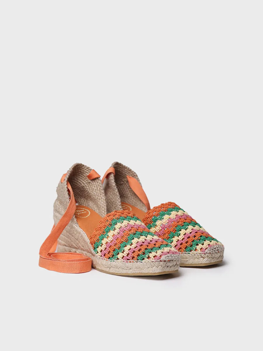 Toni Pons Georgina espadrille compensée crochet 7,5 cm